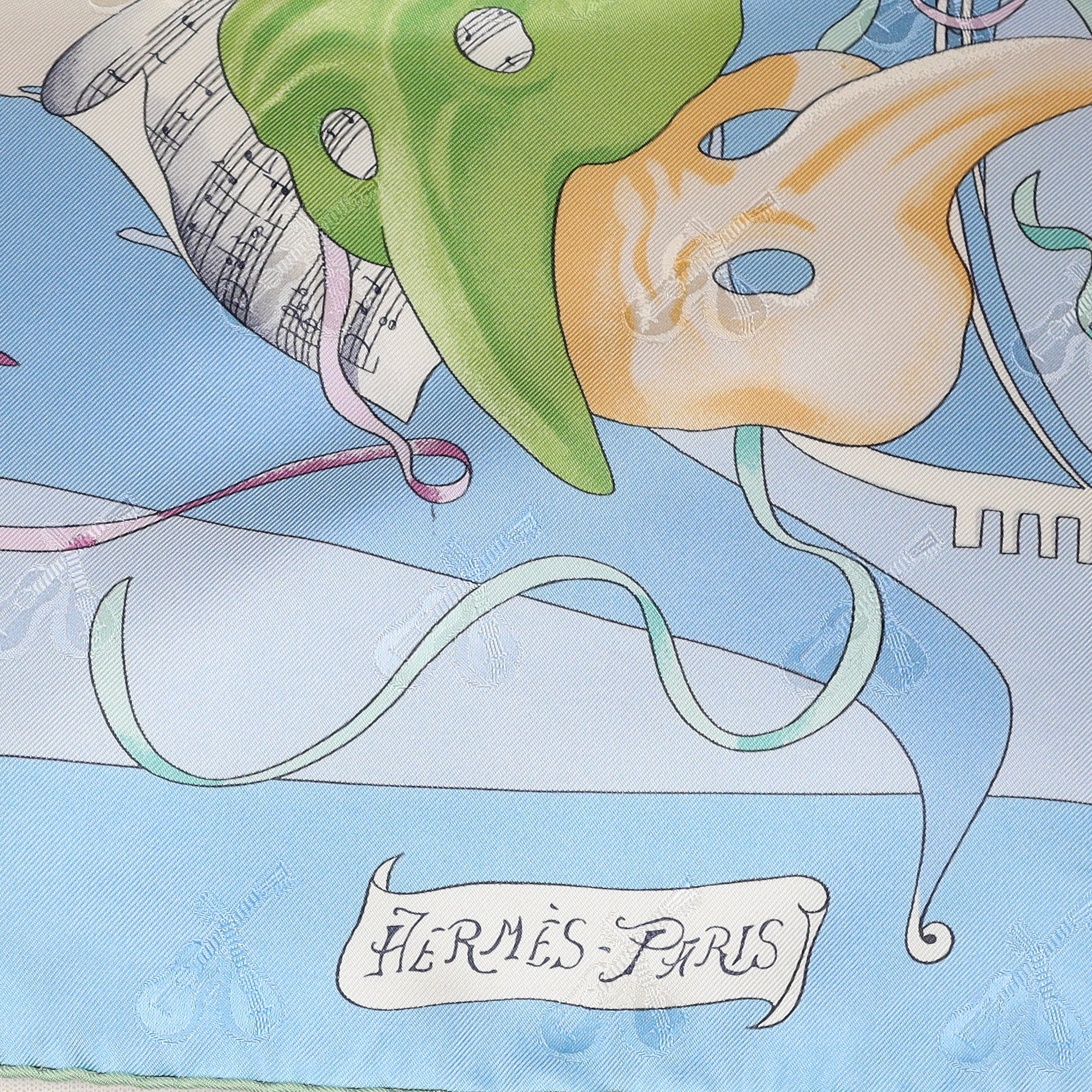 Hermès Fétes Vénitiennes Silk Scarf