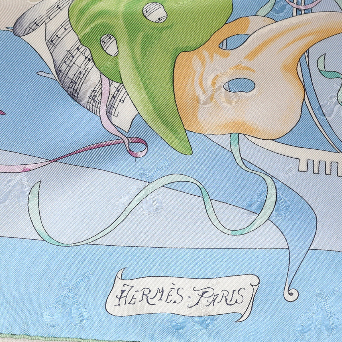 Hermès Fétes Vénitiennes Silk Scarf