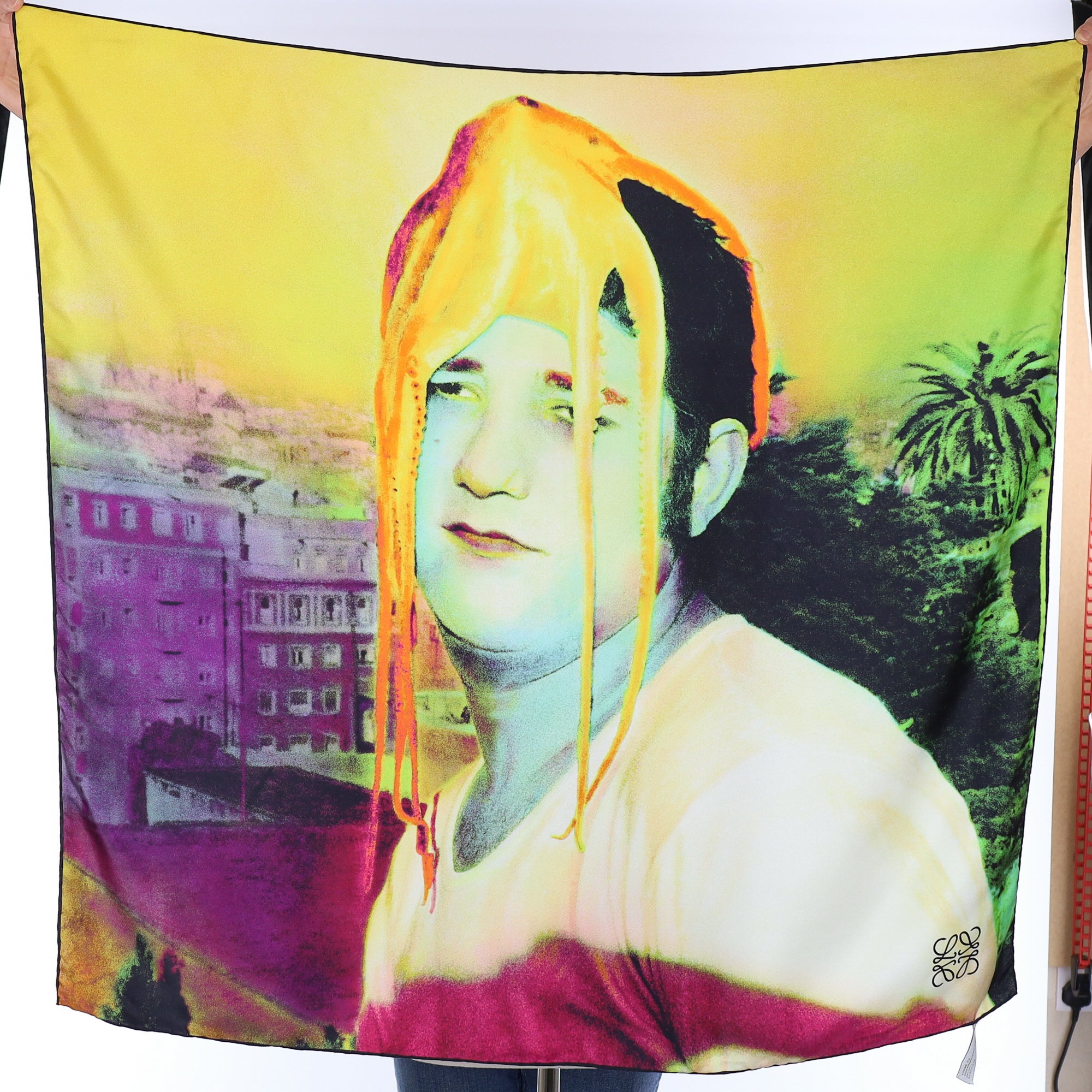 Loewe Man And Octopus Silk Scarf