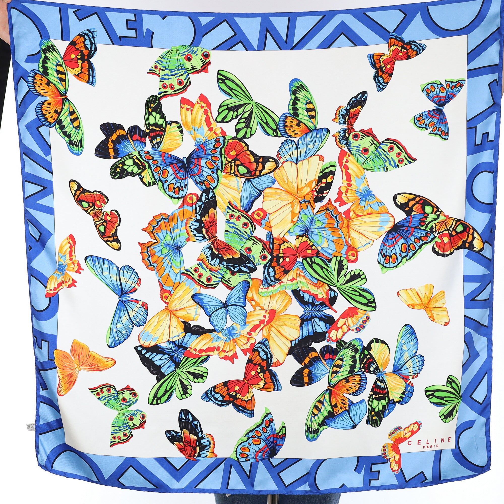 Celine Butterfly Silk Scarf