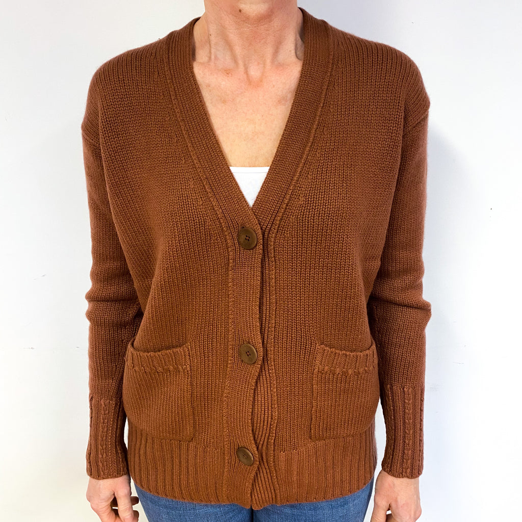 Designer Iris & Arnim Chunky Cashmere Cardigan Medium