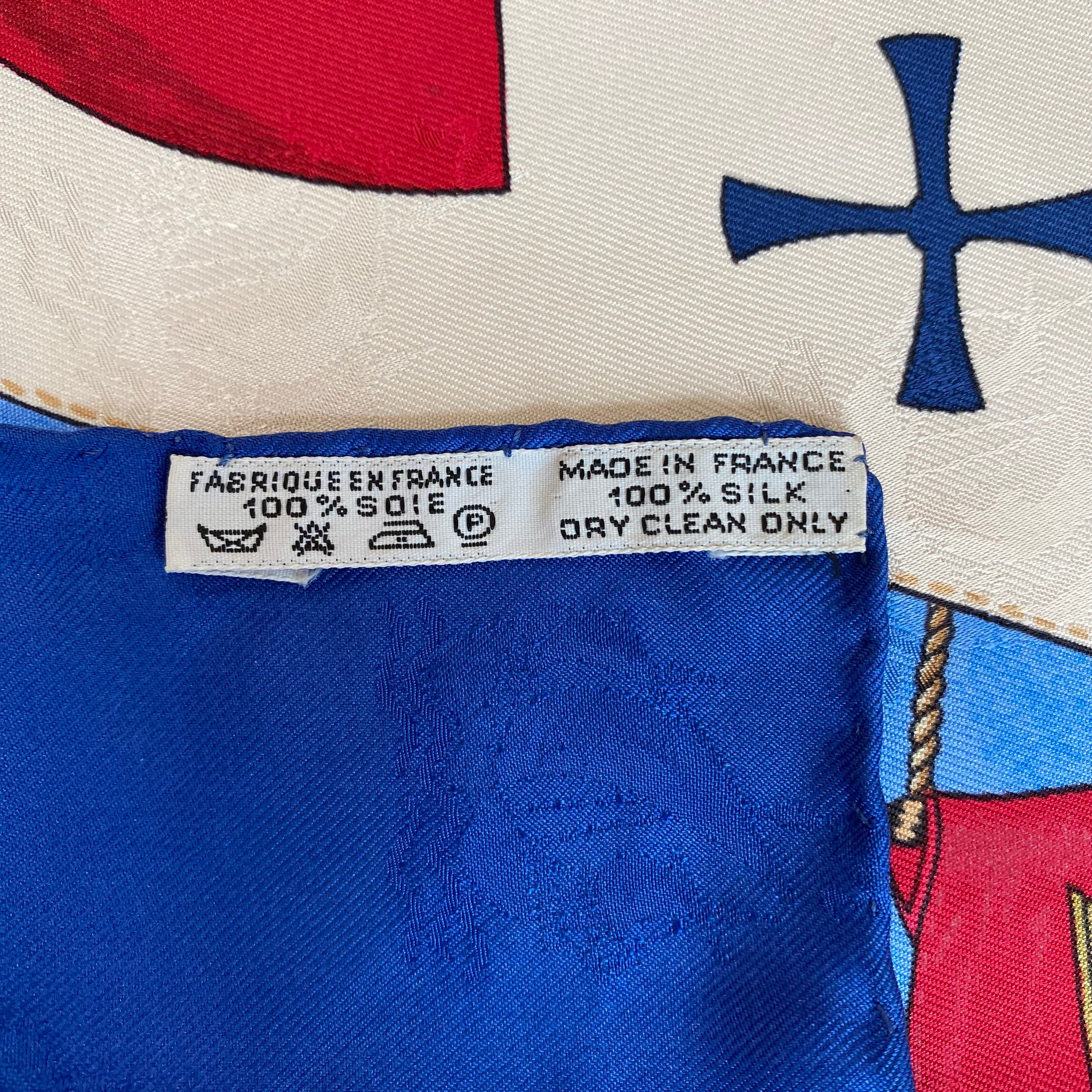 Hermès Christophe Colomb Découvre L’Amérique Silk Scarf Quite Rare