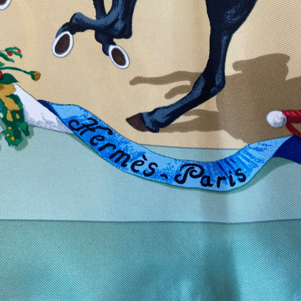 Hermès Plaza De Toros Silk Scarf Rare