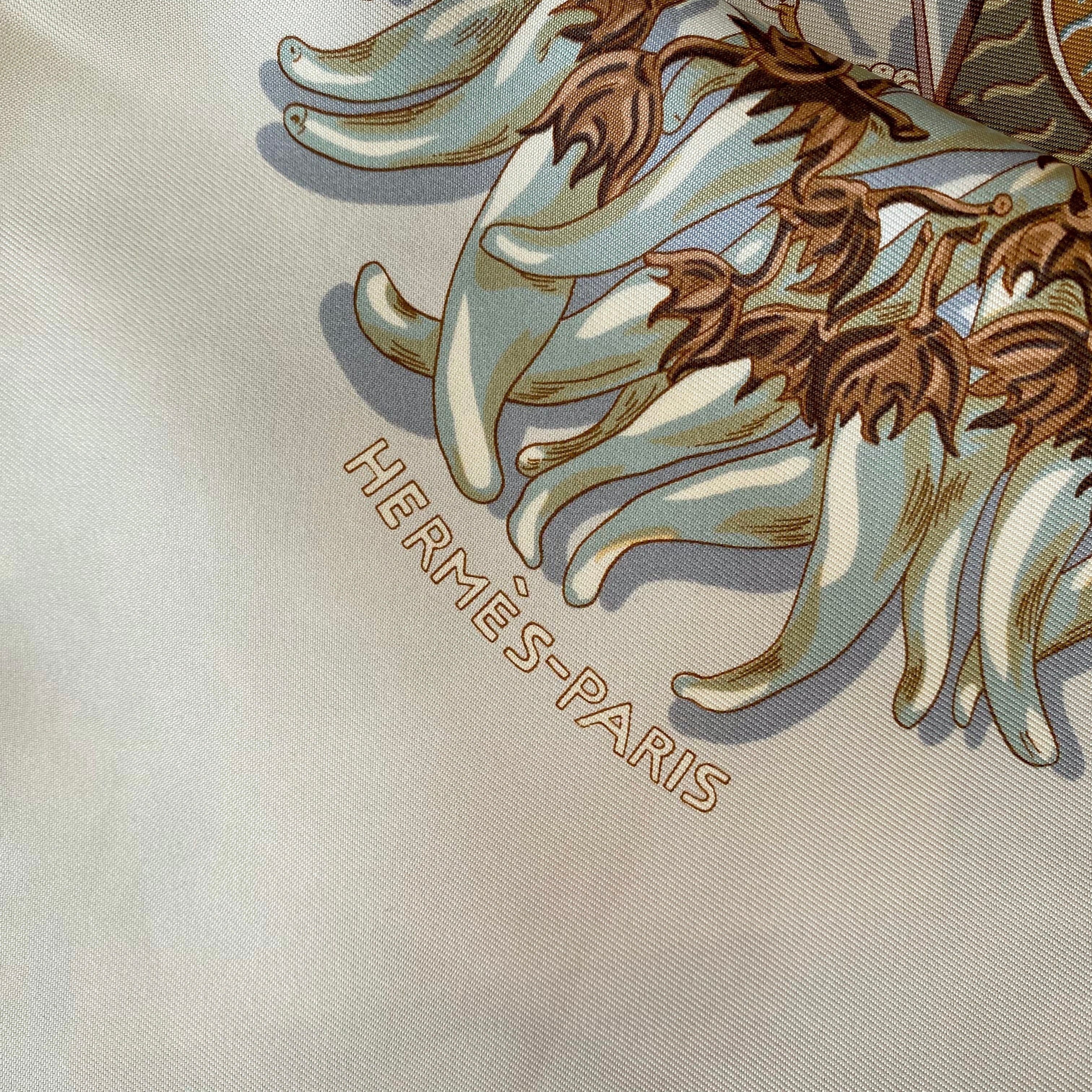 Pristine Boxed Hermès Aux Pays Des Epices Silk Scarf