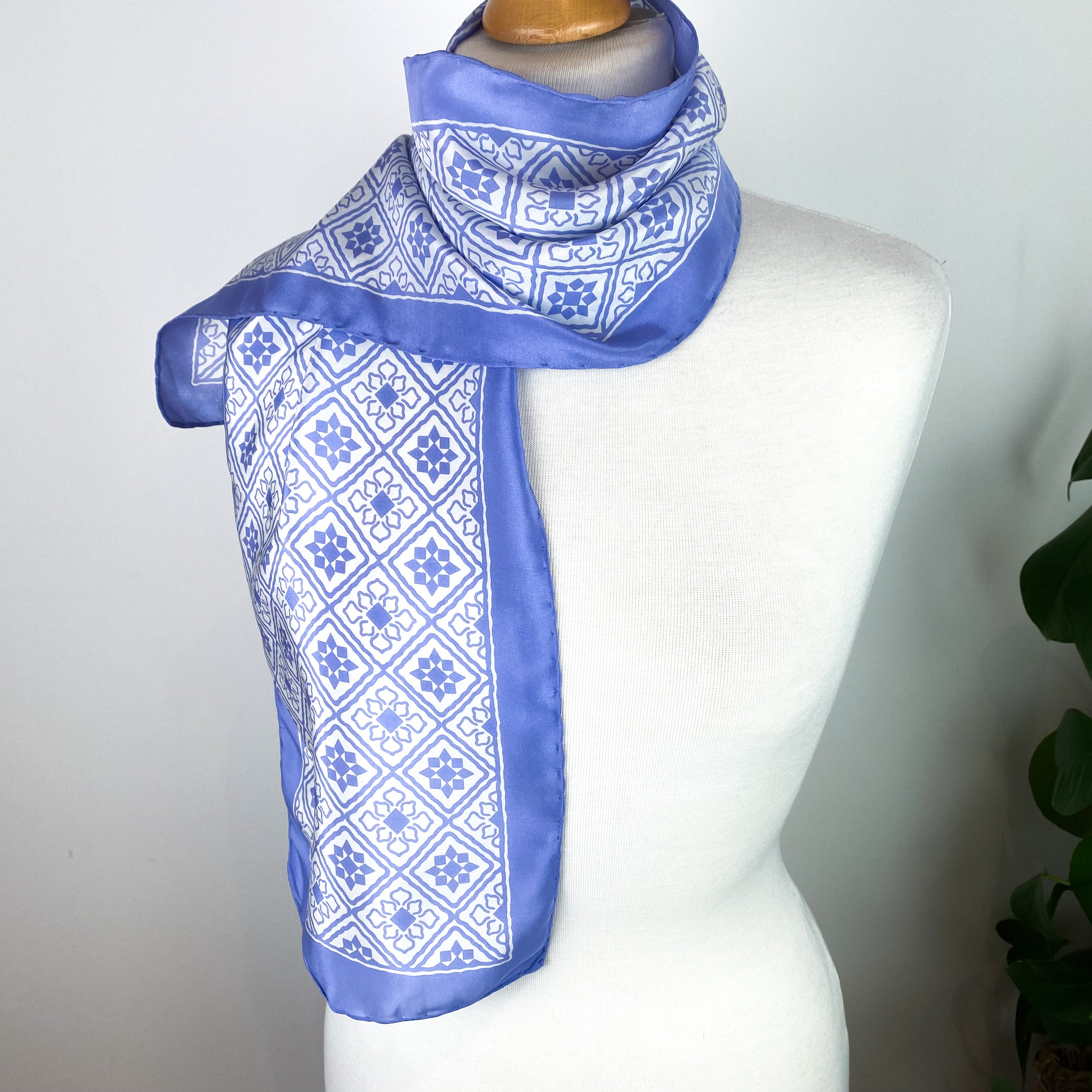 1980s Jaeger Silk Scarf