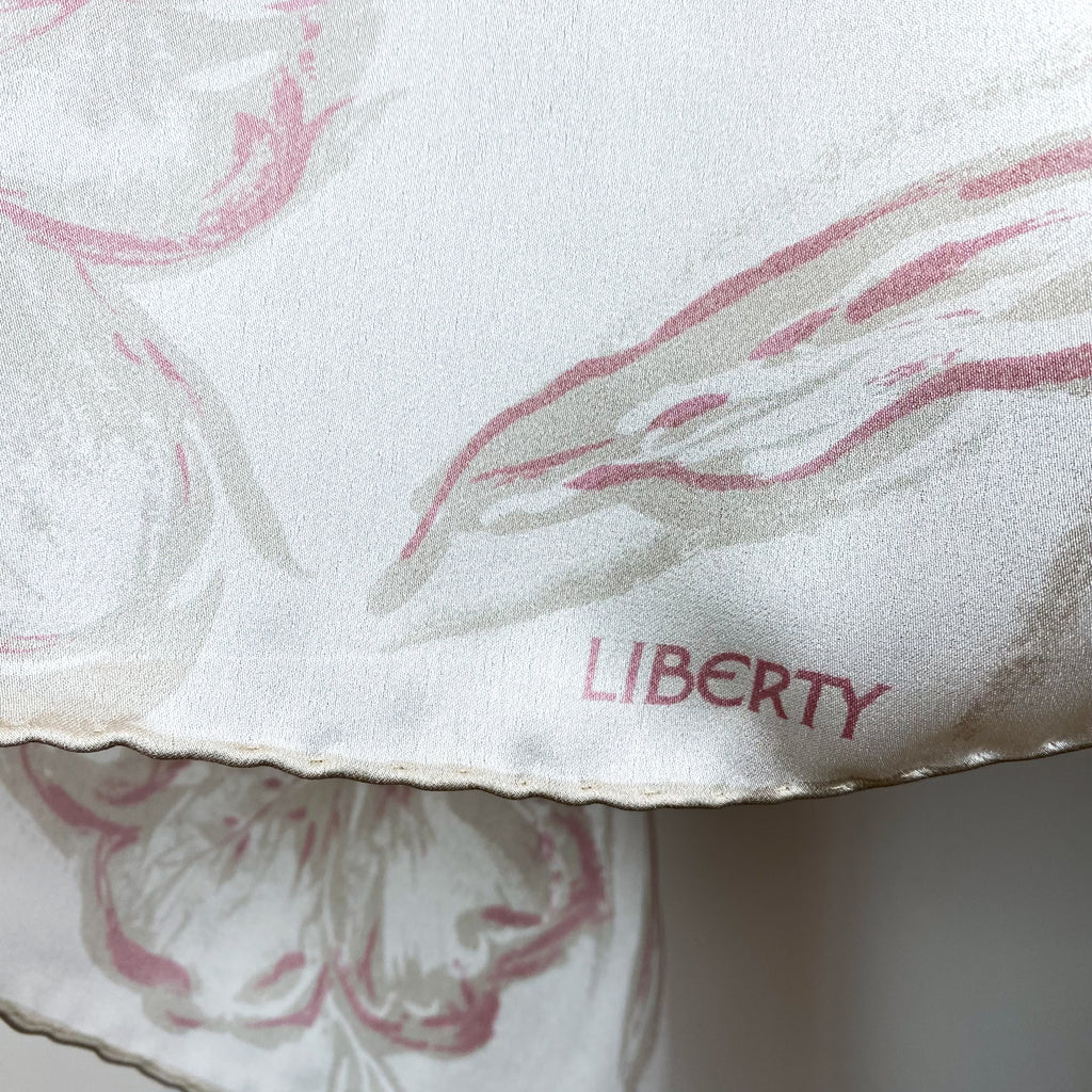 Liberty Floral Wrap Style Silk Scarf