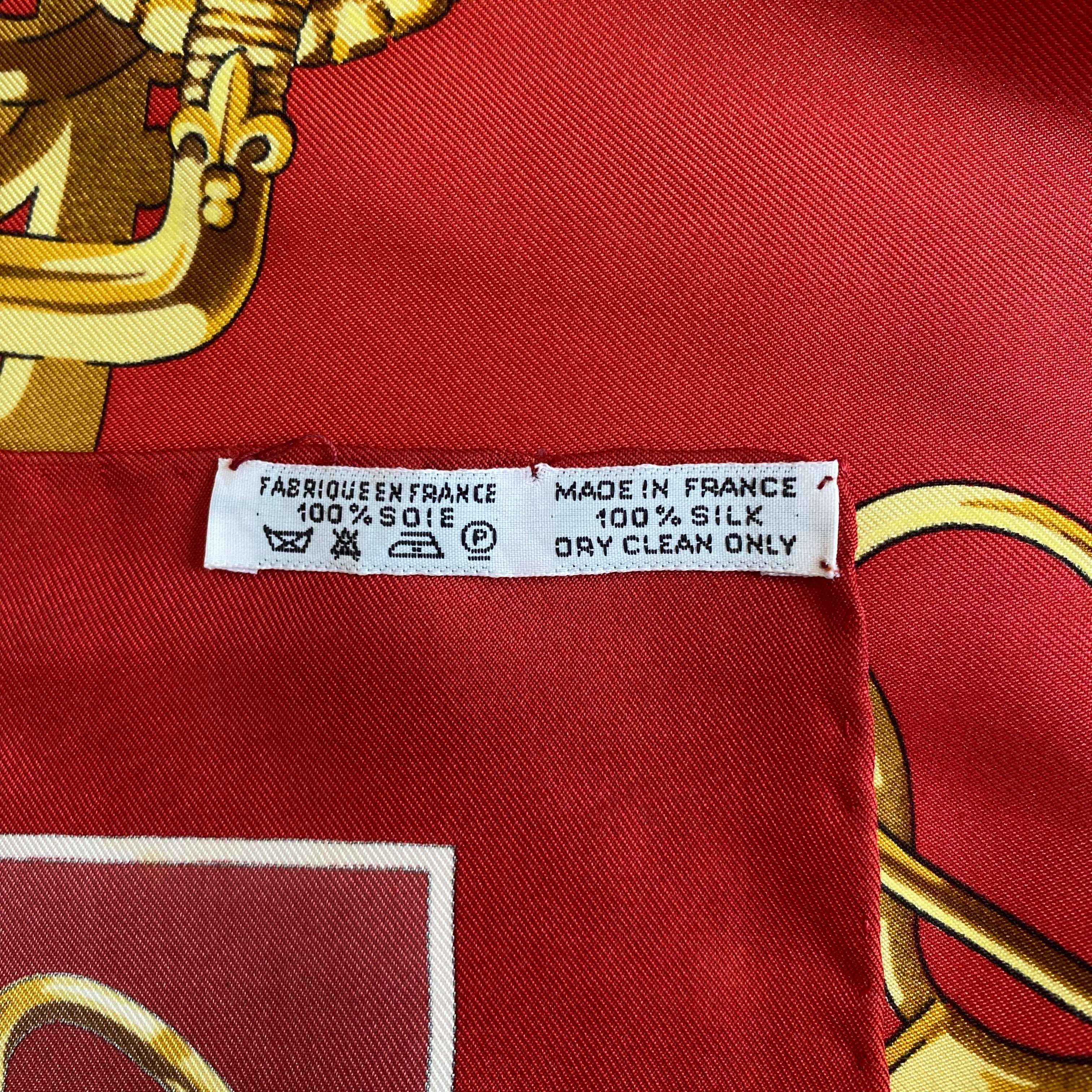 Hermès Lift Profilé Hermès Silk Scarf Quite Rare