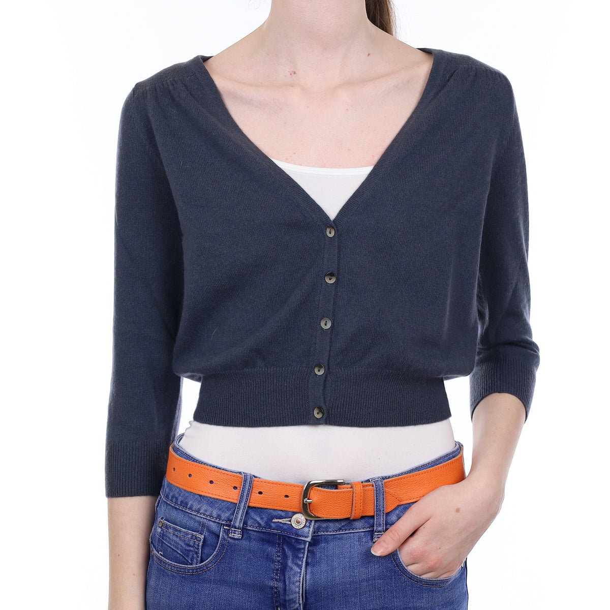 Old Navy Cashmere Cropped V Neck Cardigan Extra Small