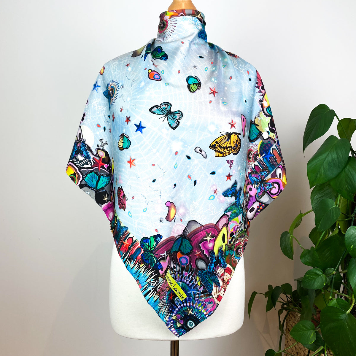 Christian Lacroix Designer Silk Scarf
