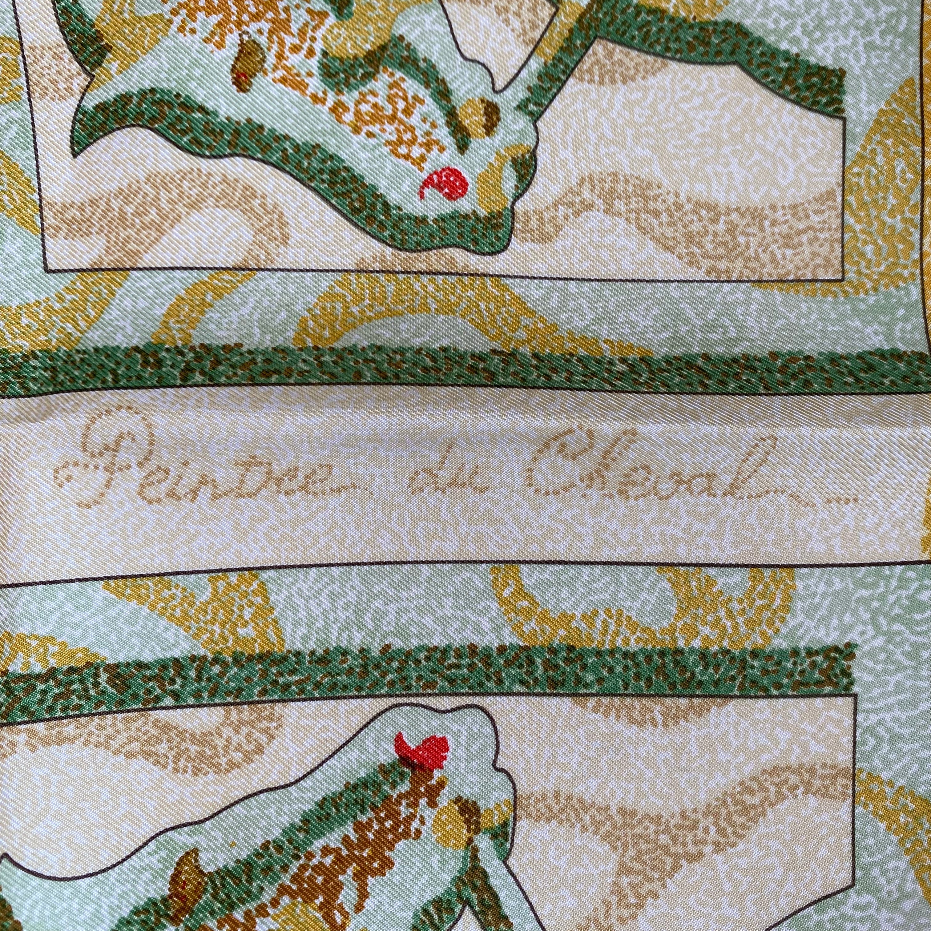 Hermès Alfred de Dreux Peintre du Cheval Silk Scarf