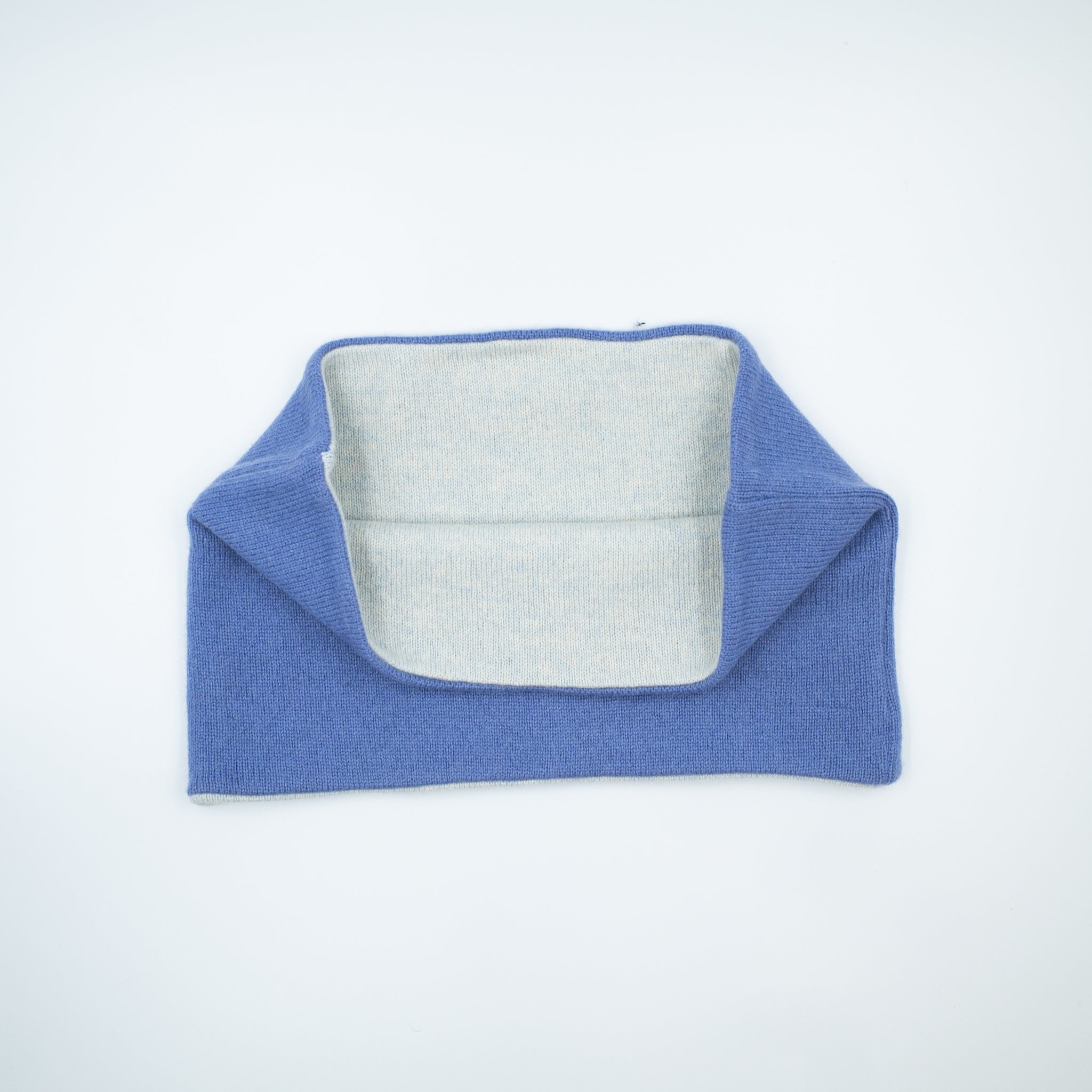 Hyacinth and Palest Blue Neck Warmer