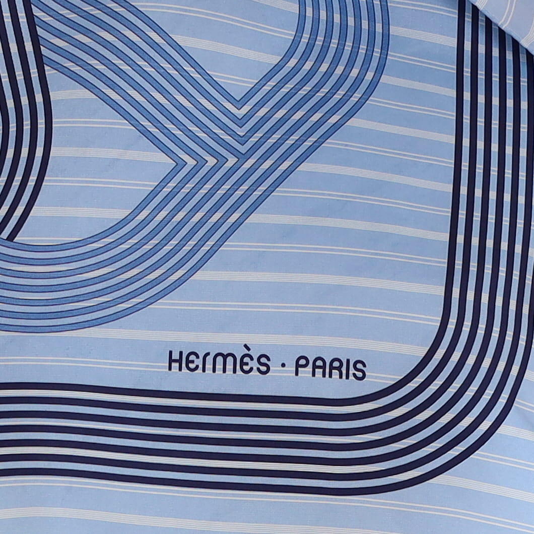 Hermès Circuit 24 Faubourg Silk Scarf