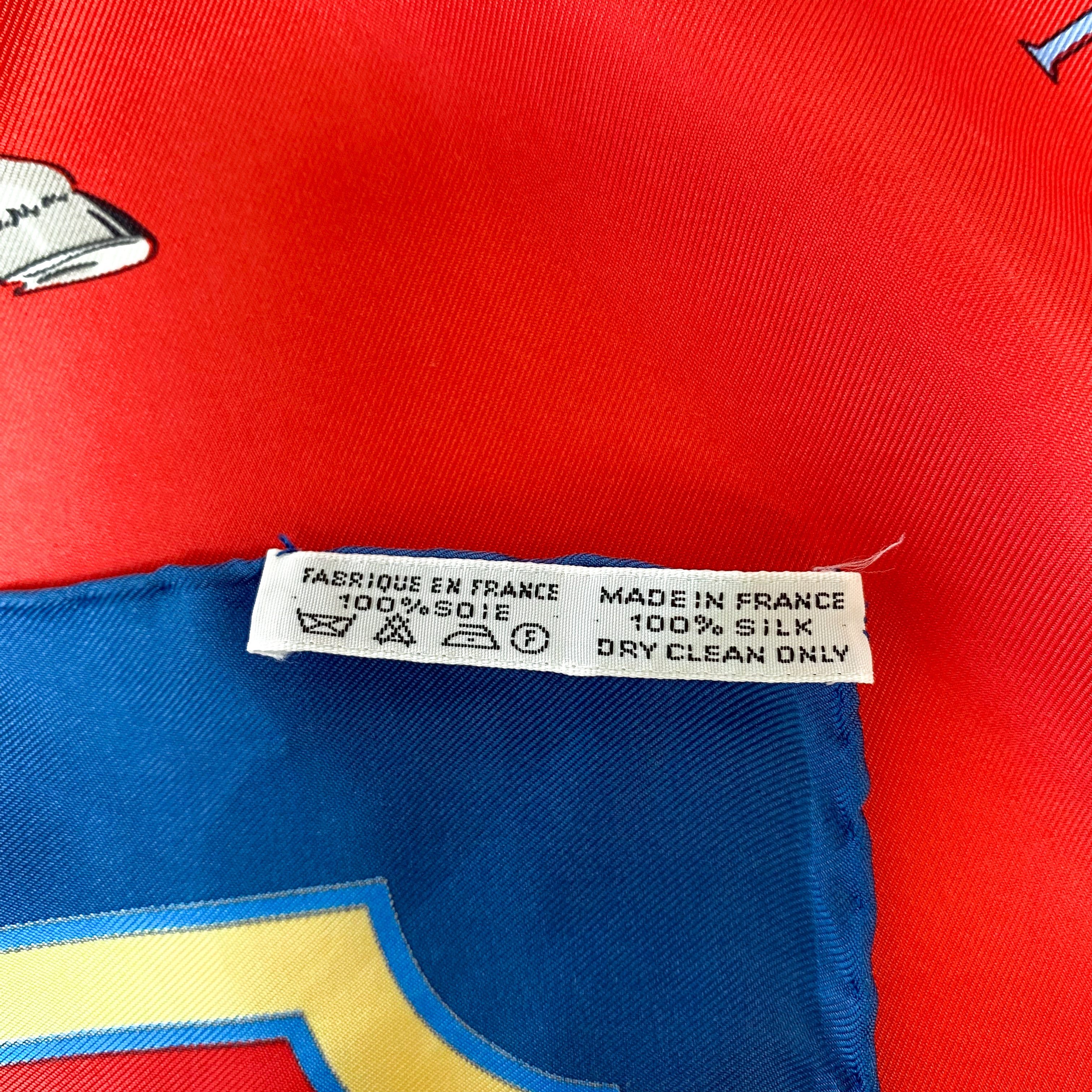 Boxed Hermès Carrousel Silk Scarf