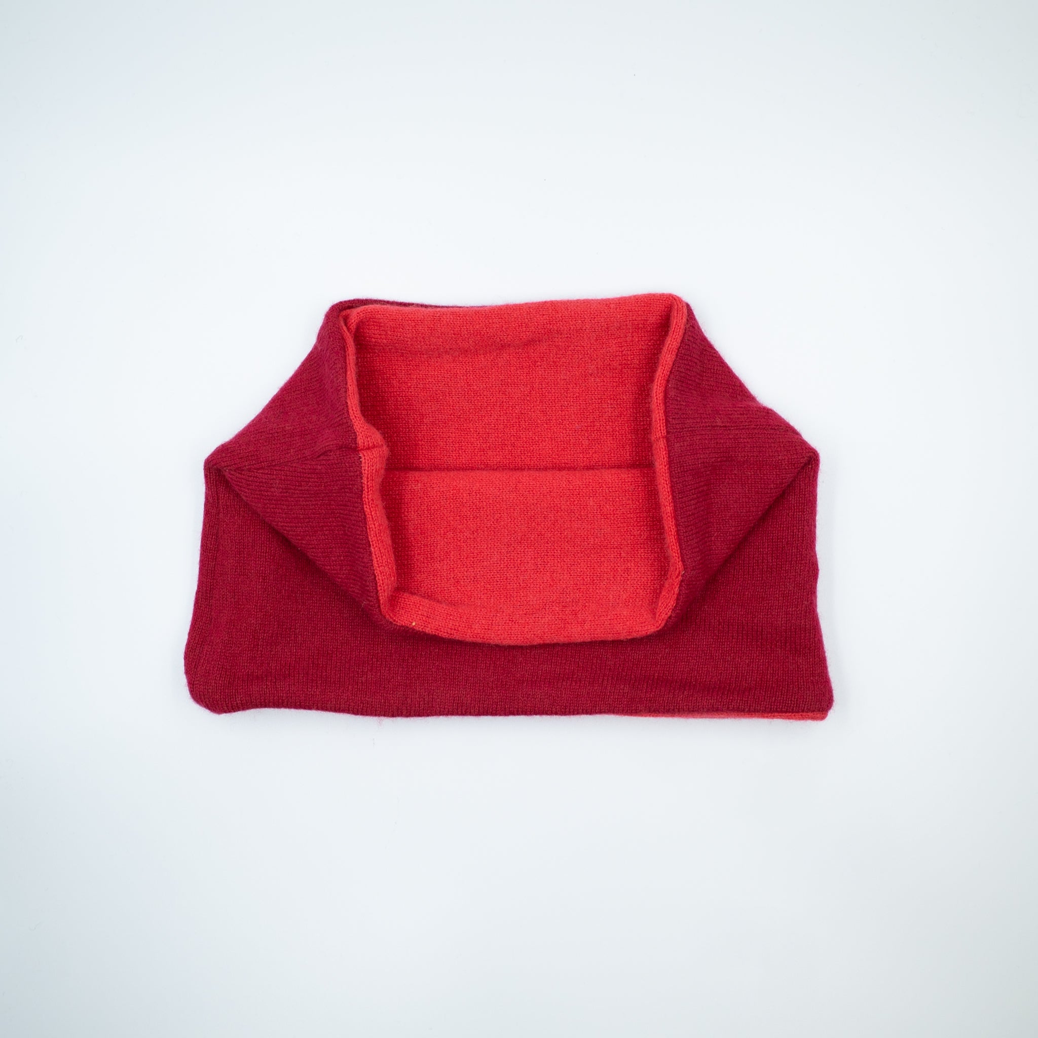 Postie Red and Coral  Neck Warmer