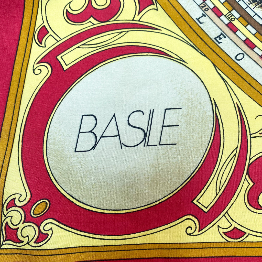 Basile Astrology Vintage Silk Scarf