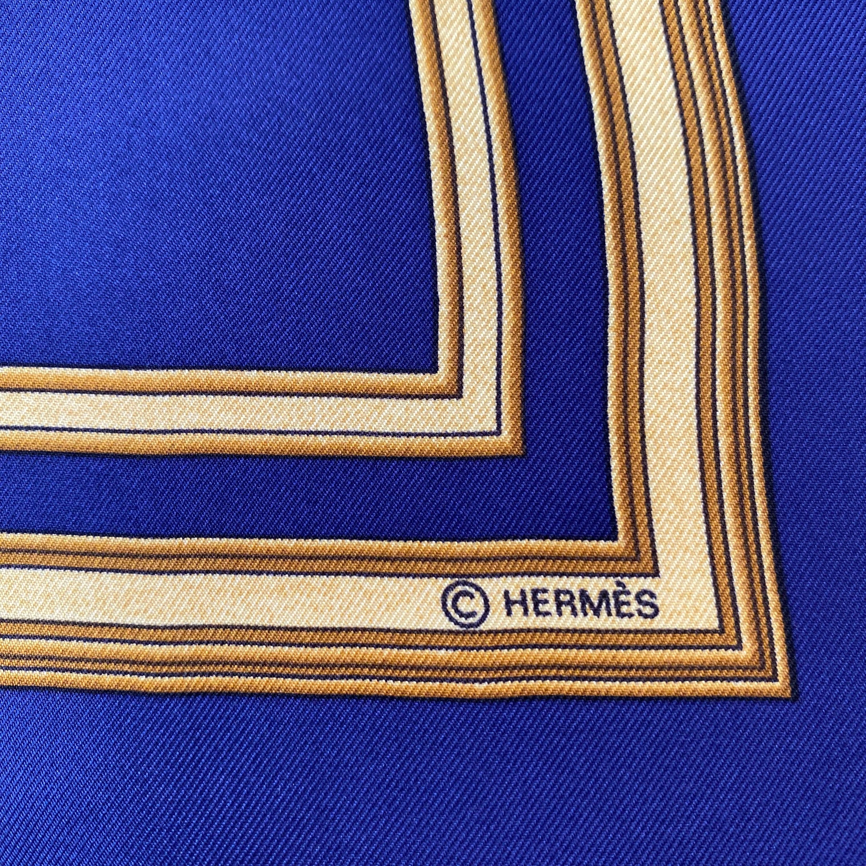 Hermès Les Tuiceries Silk Scarf