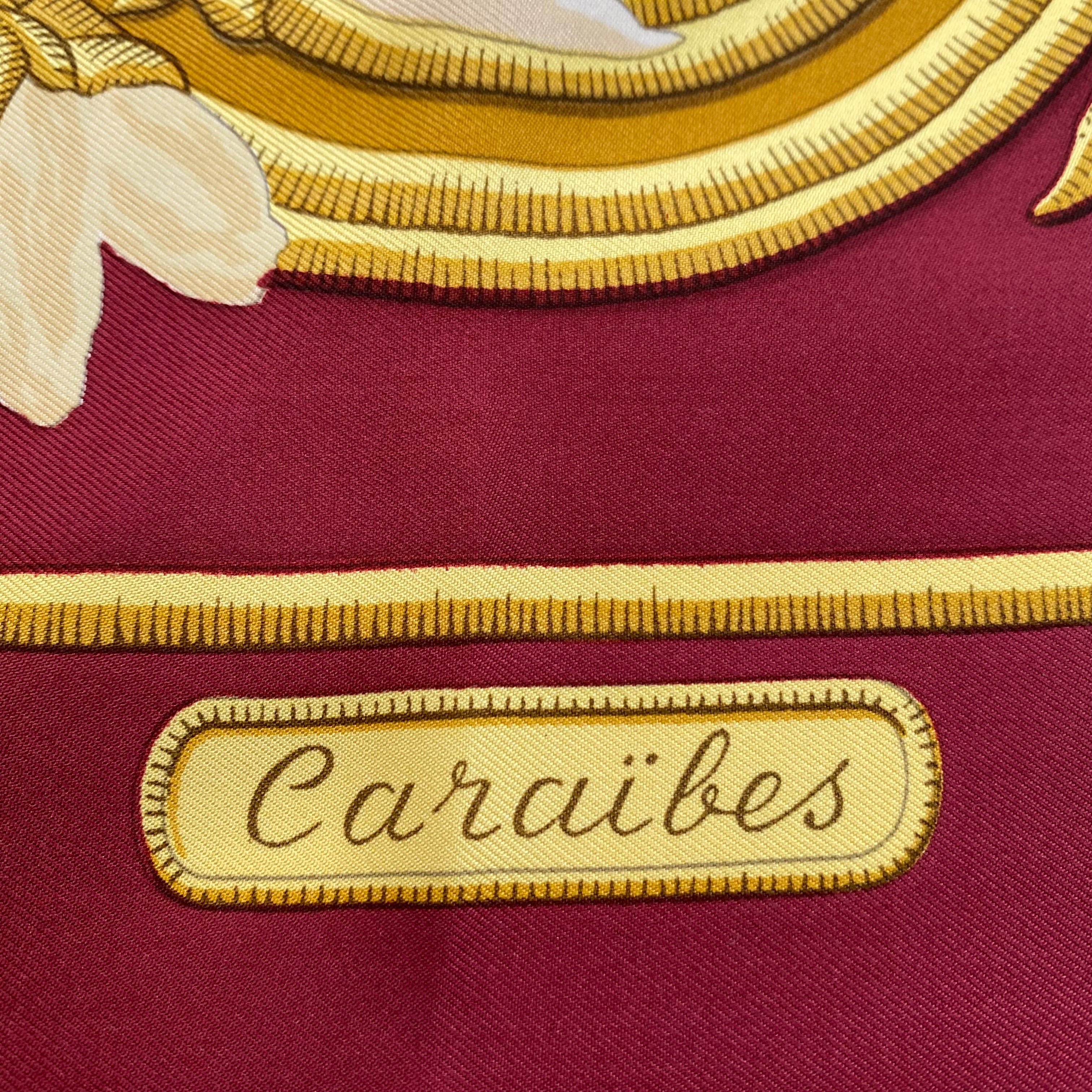 Hermès Caraibes Silk Scarf
