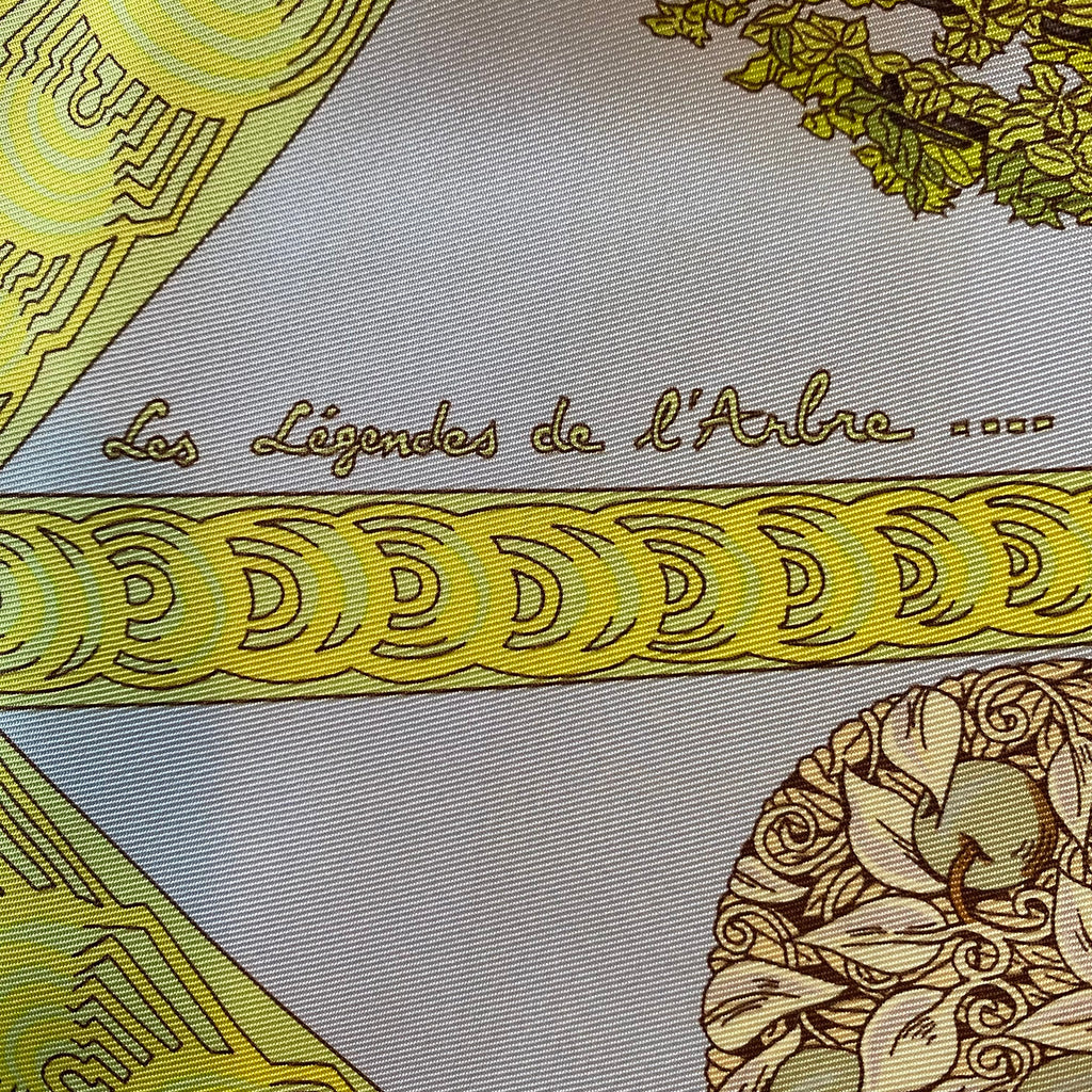 Hermès Les Légendes de L’Arbre Silk Scarf