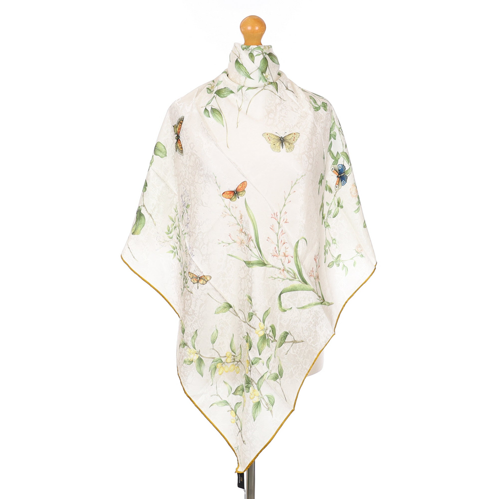 Brand New Boxed Jim Thompson Butterfly Design Silk Scarf