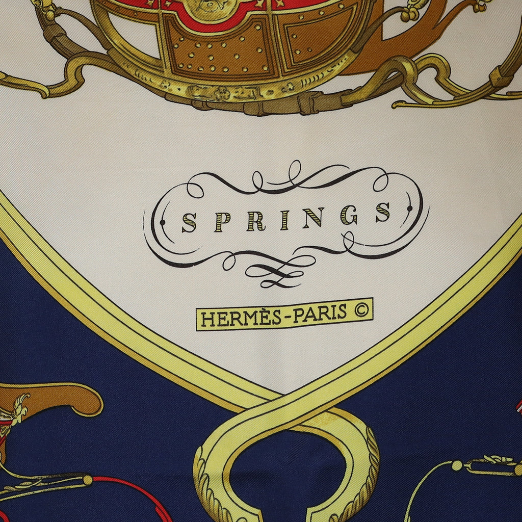 Hermès Springs Silk Scarf