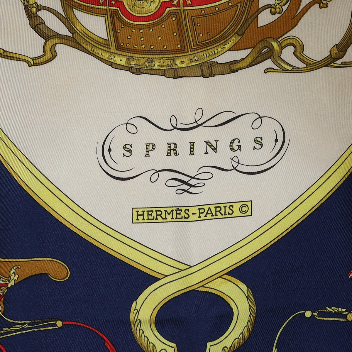 Hermès Springs Silk Scarf