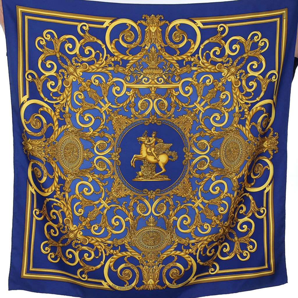 Hermès Les Tuileries Vintage Silk Scarf