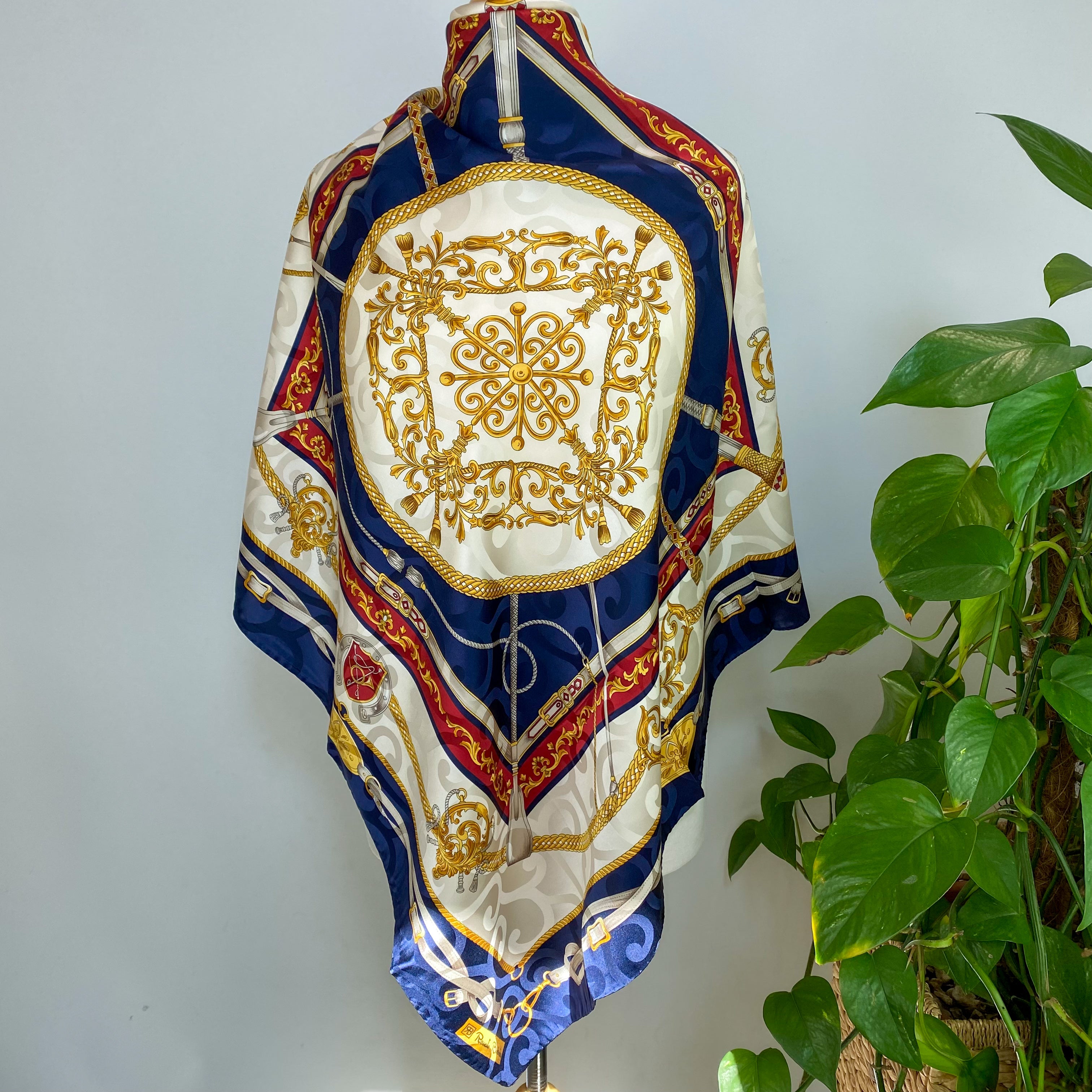 Brand New Renato Balestra Silk Scarf