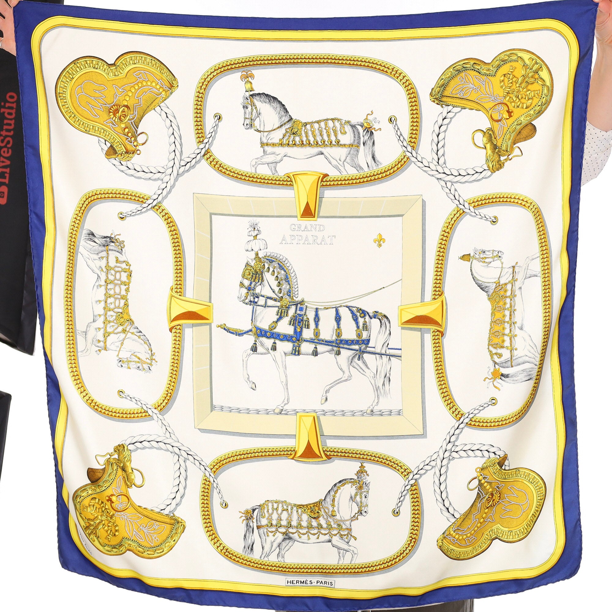 Hermès Grand Apparat Silk Scarf