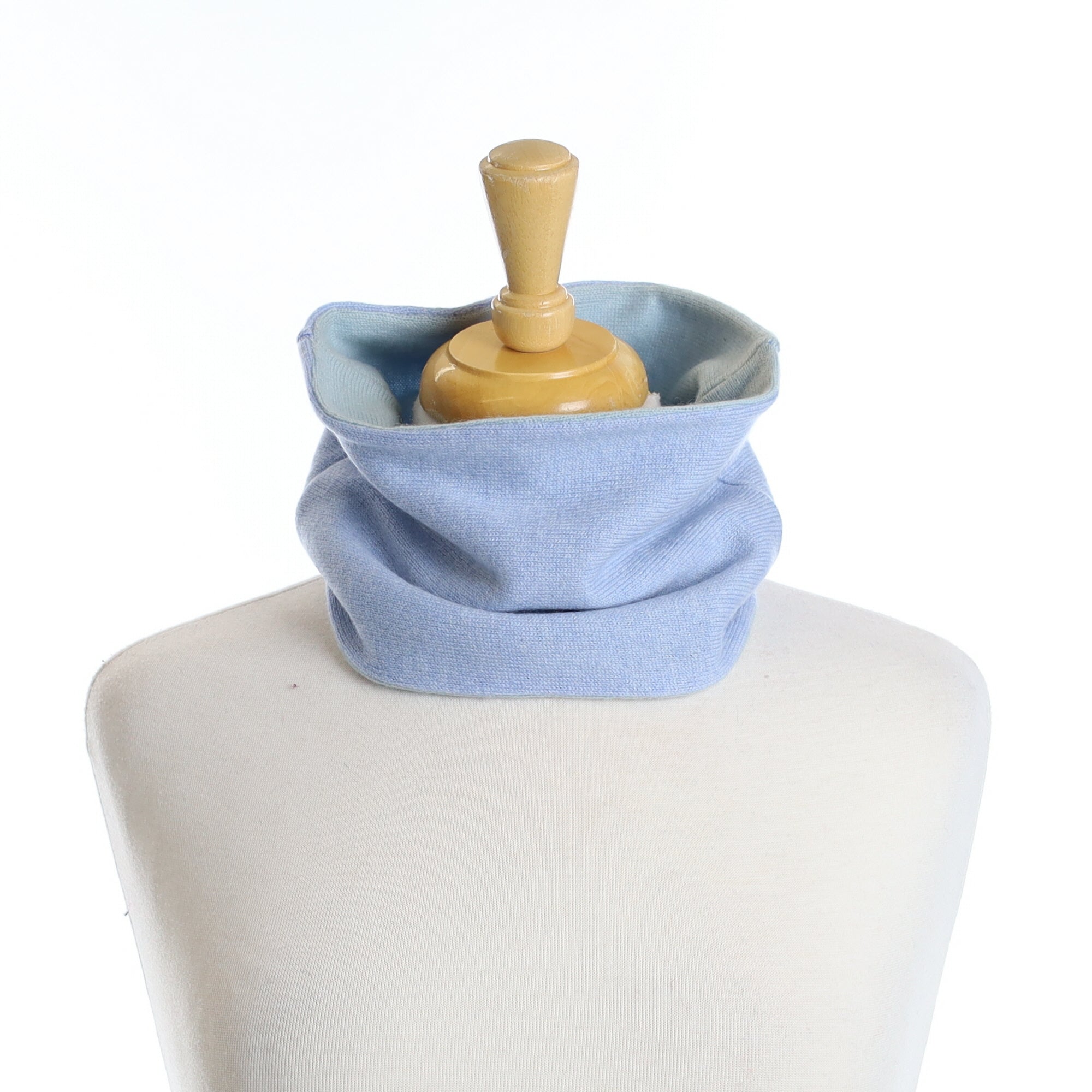 Sky and Opal Blue Neck Warmer