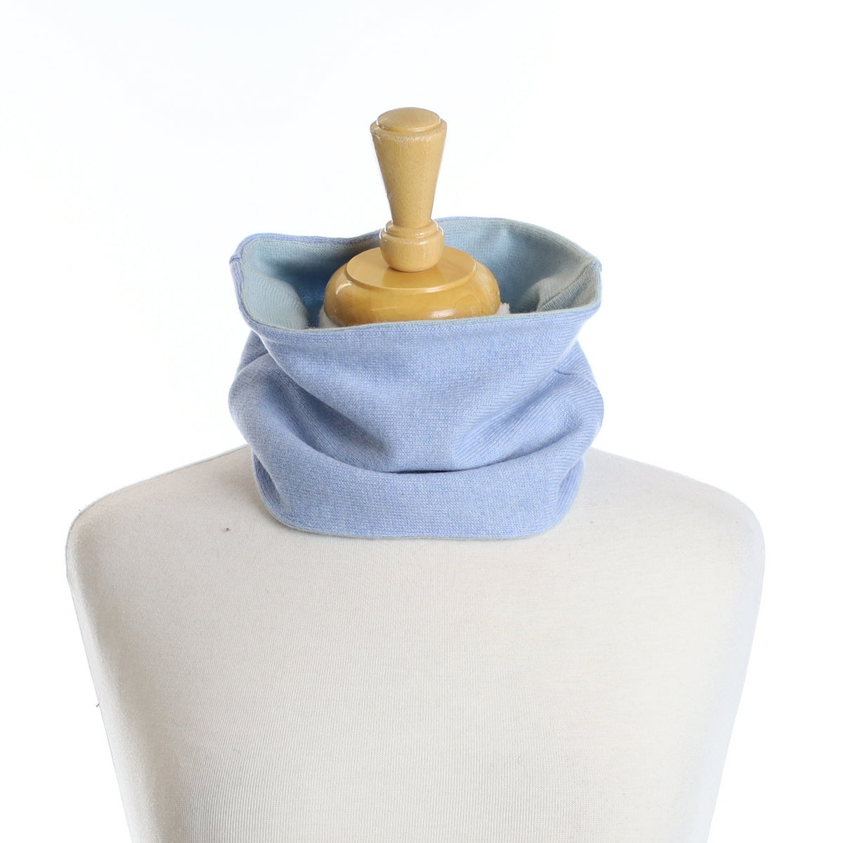 Sky and Opal Blue Neck Warmer