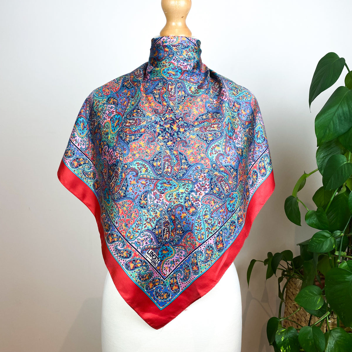 Liberty Paisley Vintage Silk Scarf