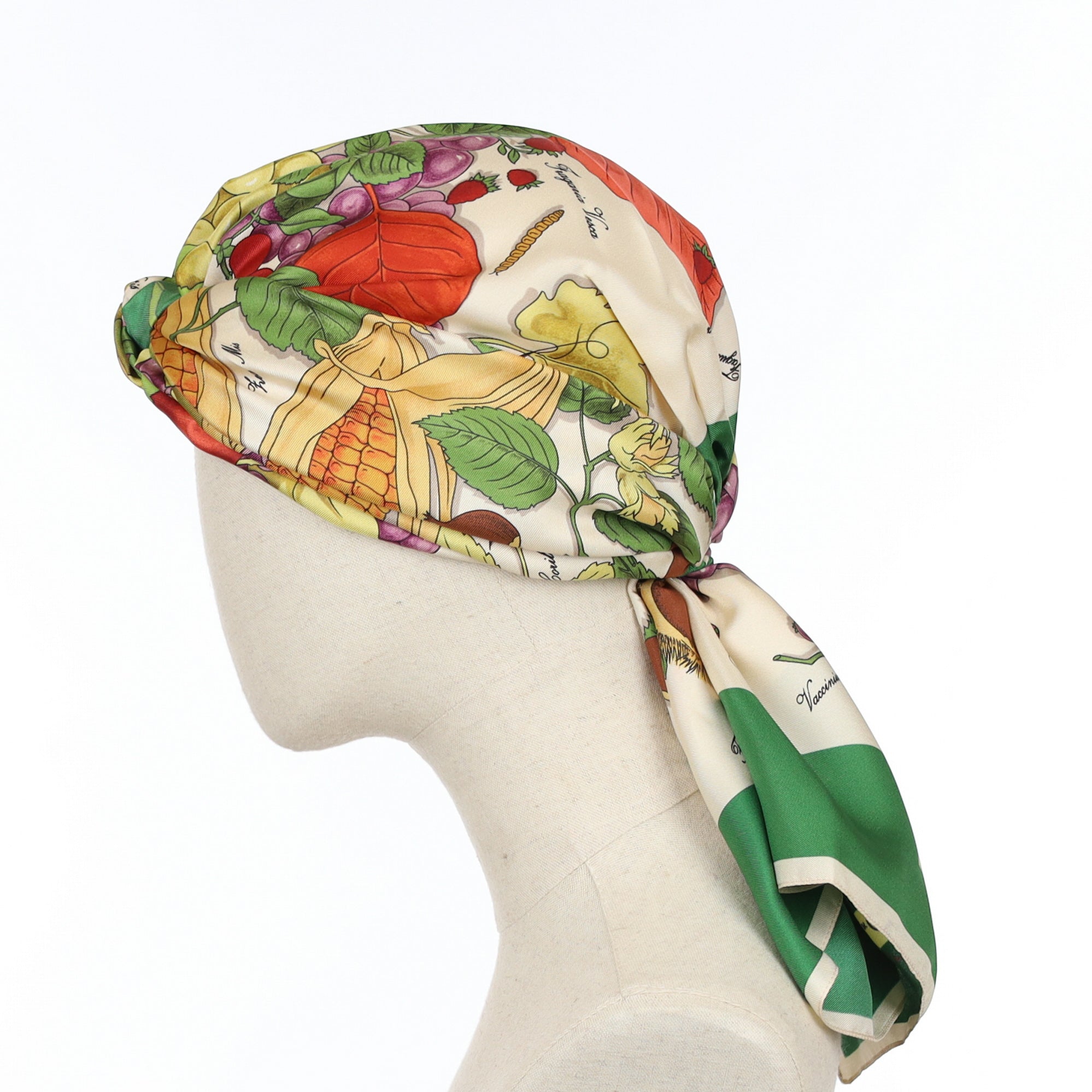 Boxed New Dee Di Vita Silk Head Scarf