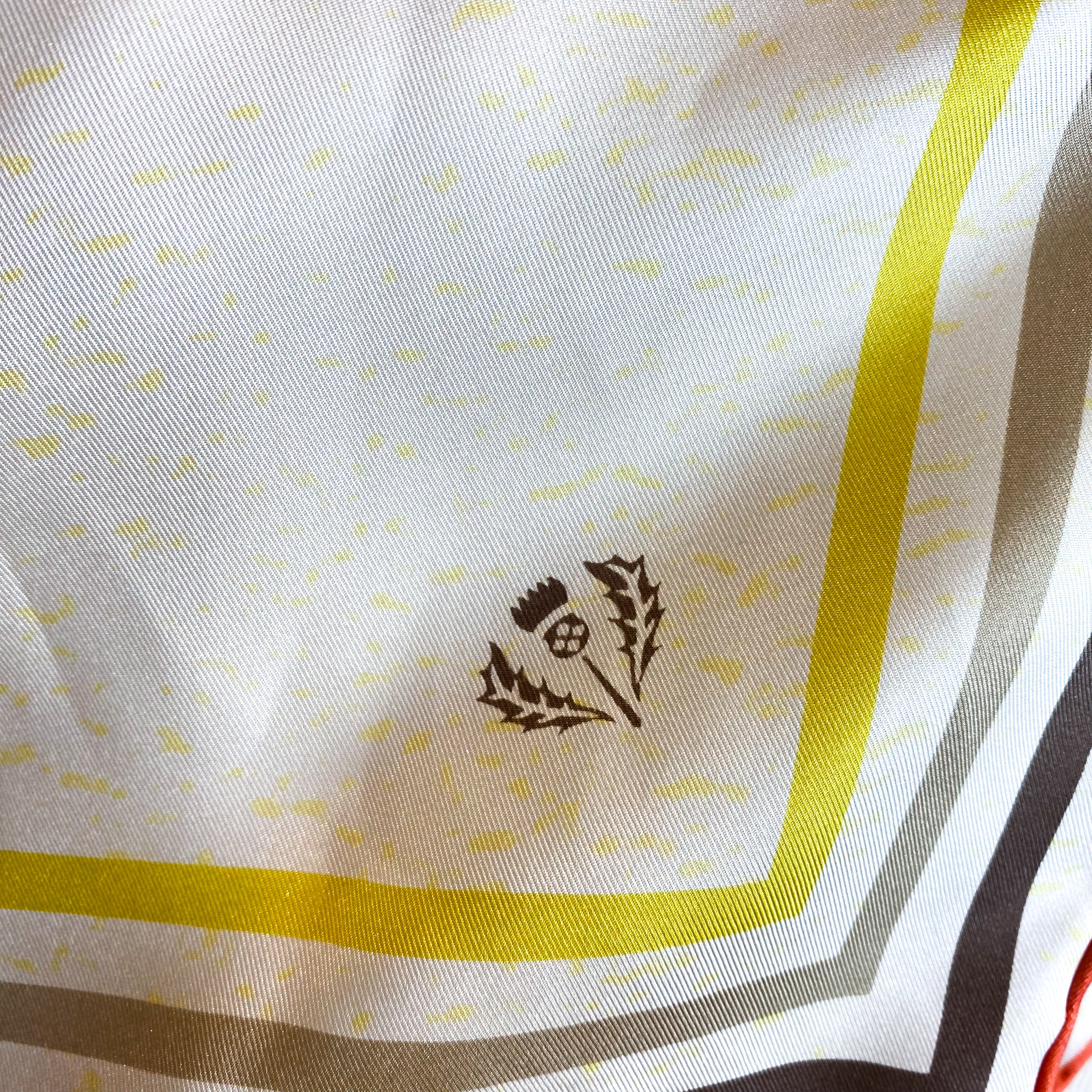 Fraas Abstract Vintage Silk Scarf