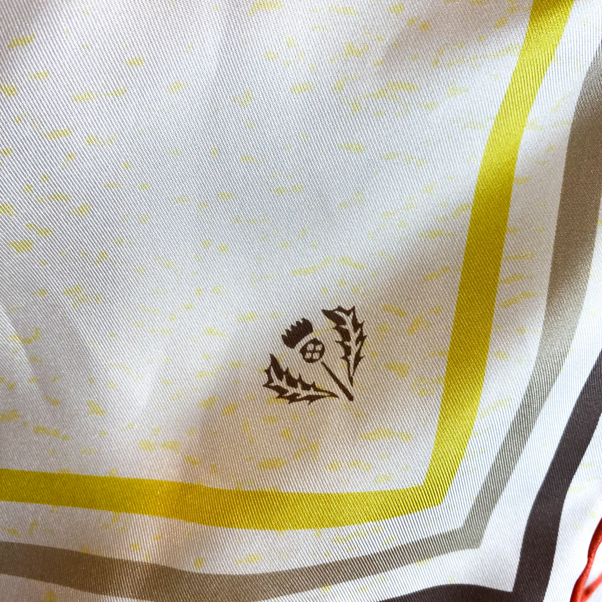 Fraas Abstract Vintage Silk Scarf