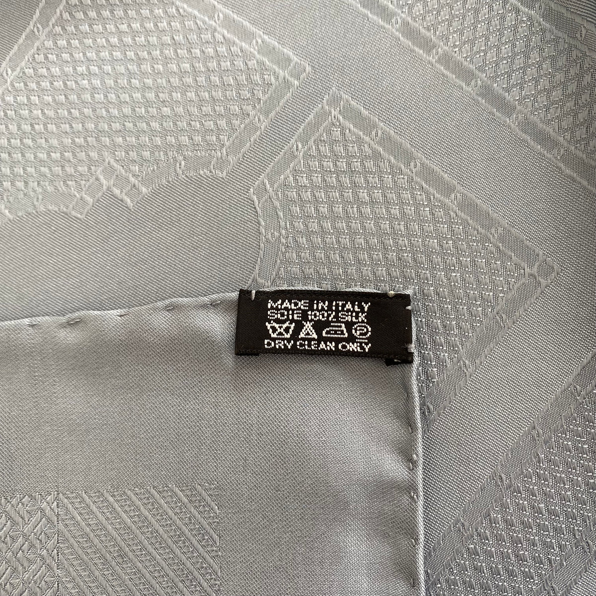 Brand New Boxed Hermès Sellier Jacquard Silk Scarf