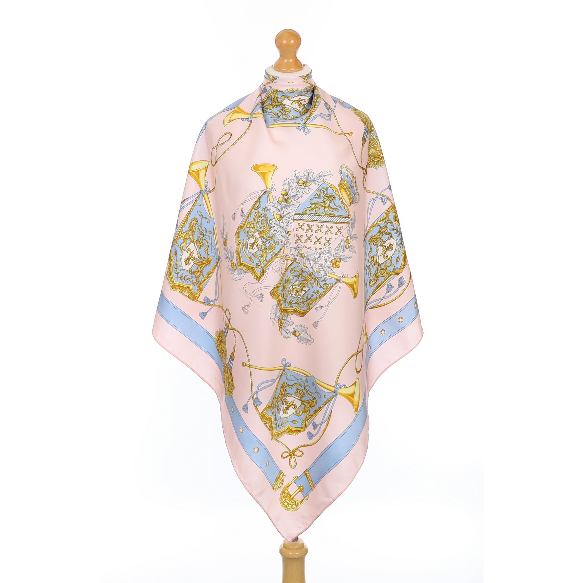 Shield Design Silk Scarf