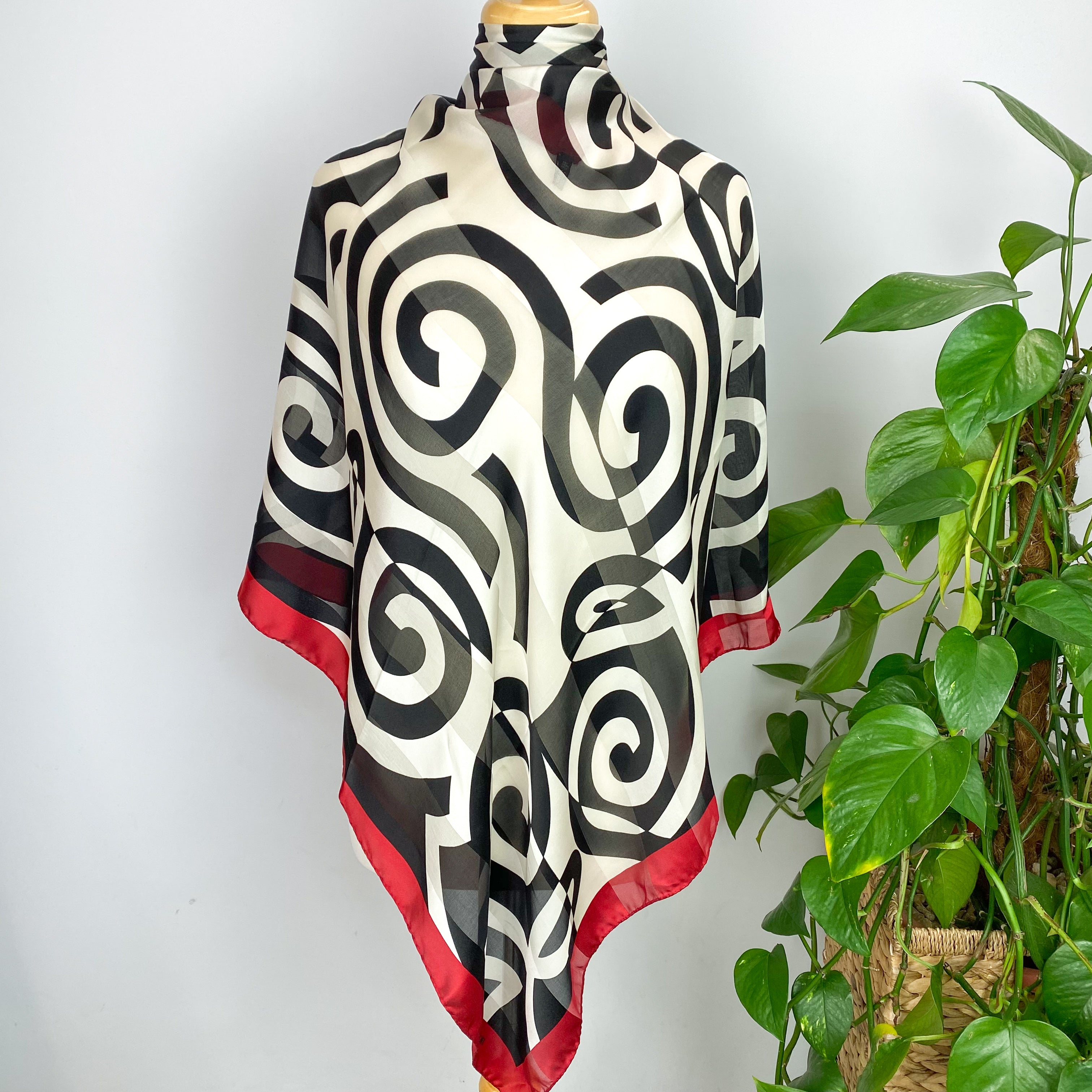 1980s Windsmoor Vintage Silk Scarf