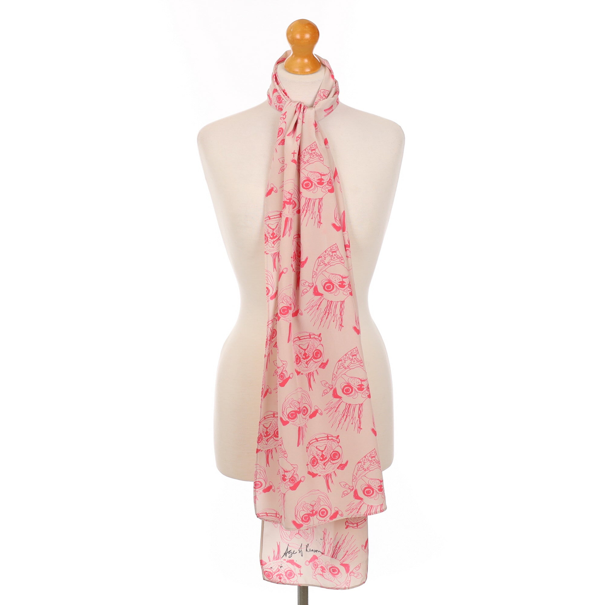 Age of Reason Bulldog Silk Scarf