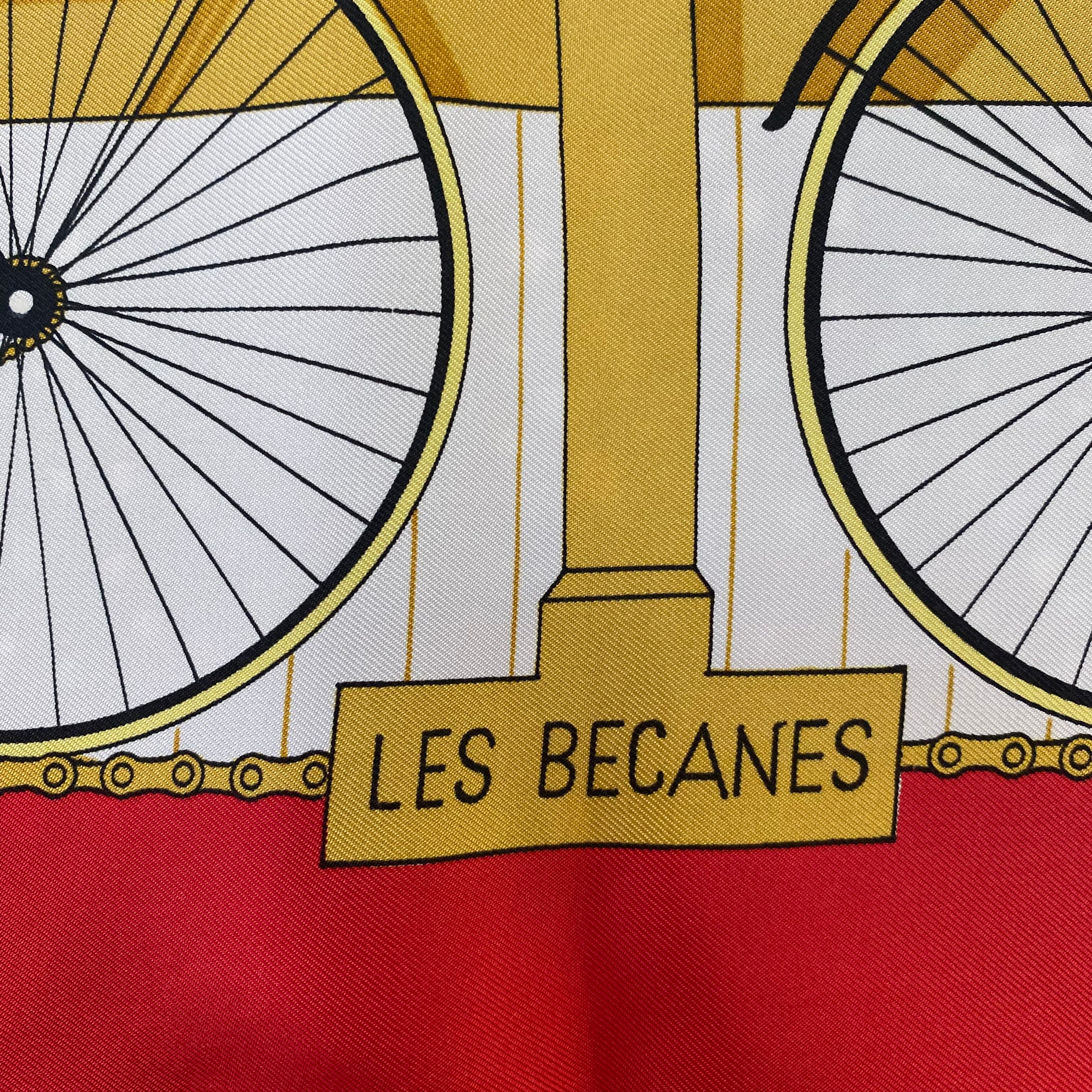 Brand New Boxed Hermès Les Becanes Silk Scarf