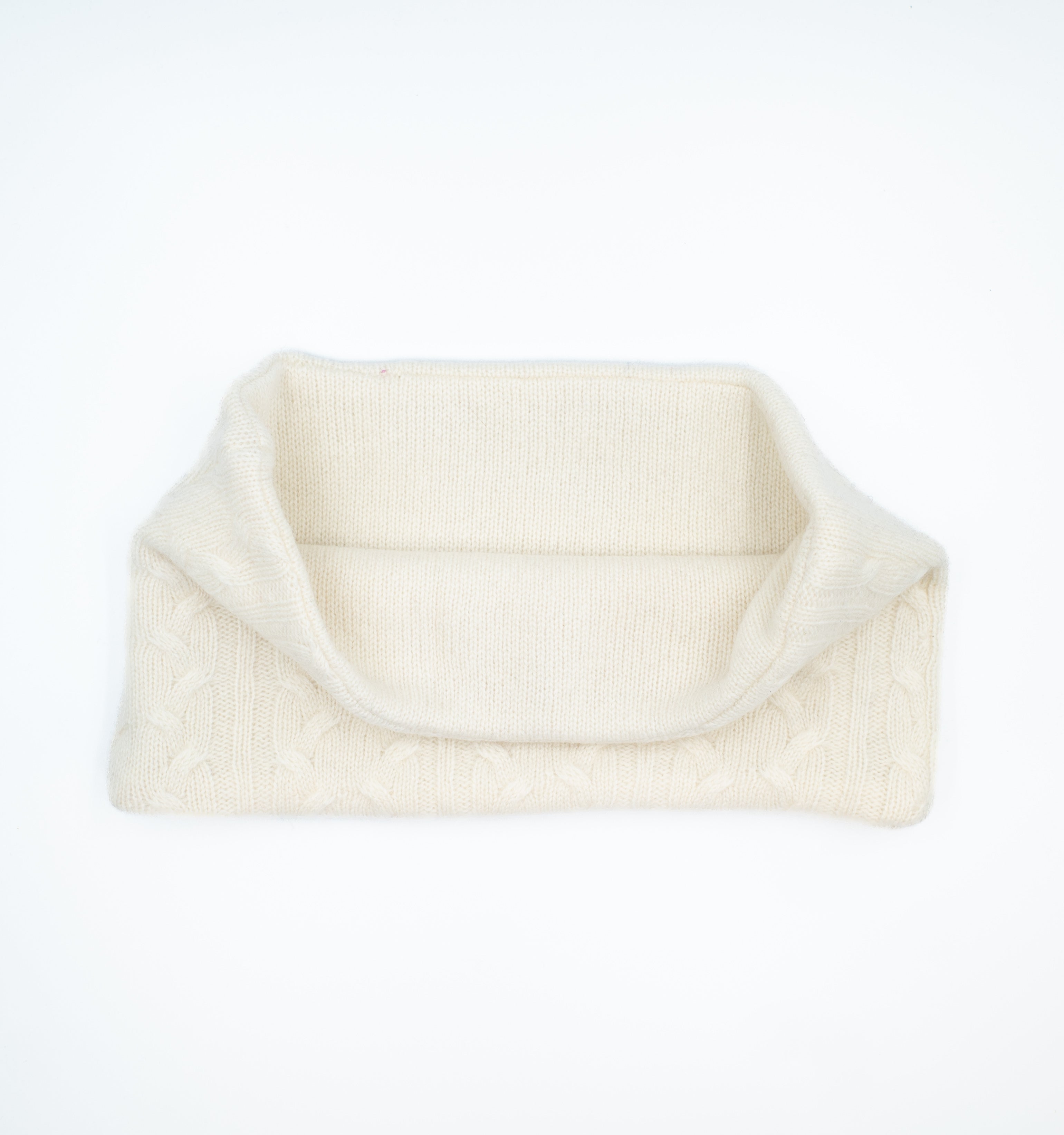 Cream Chunky Cable Neck Warmer