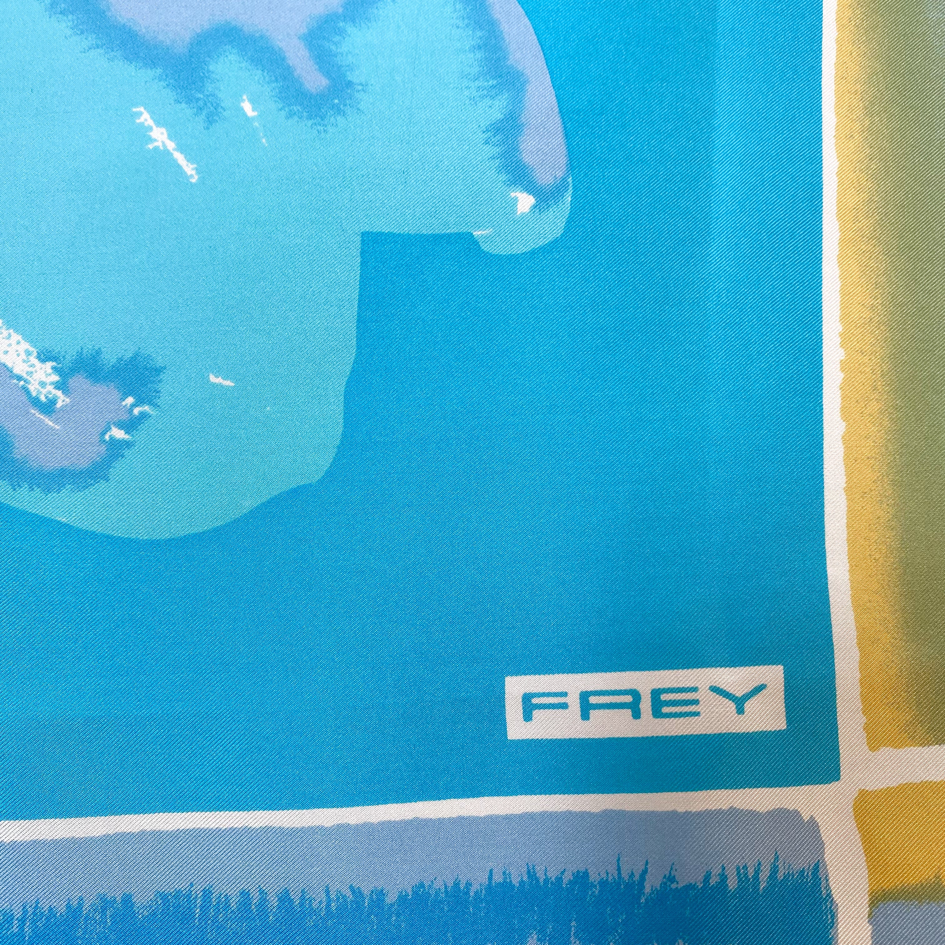 Brand New Frey Como Silk Scarf