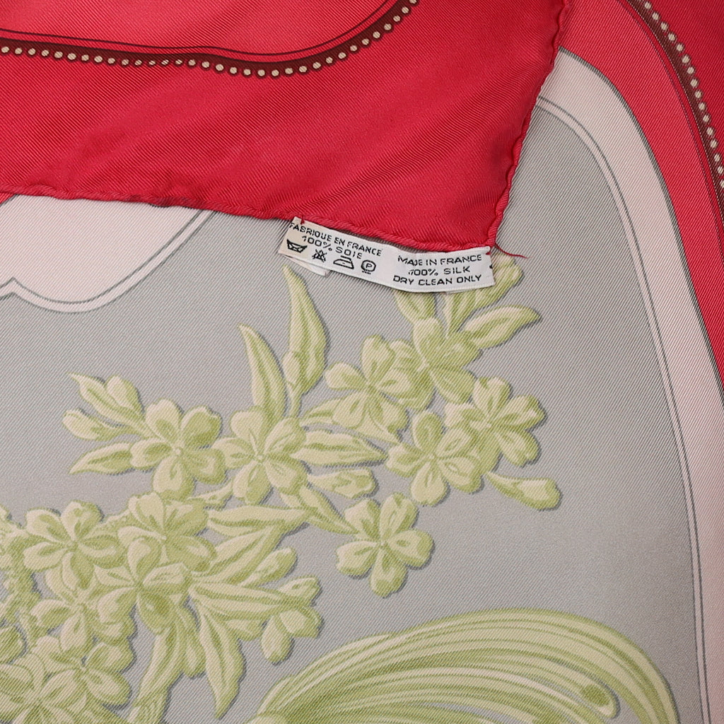 Hermès Tsubas Vintage Silk Scarf