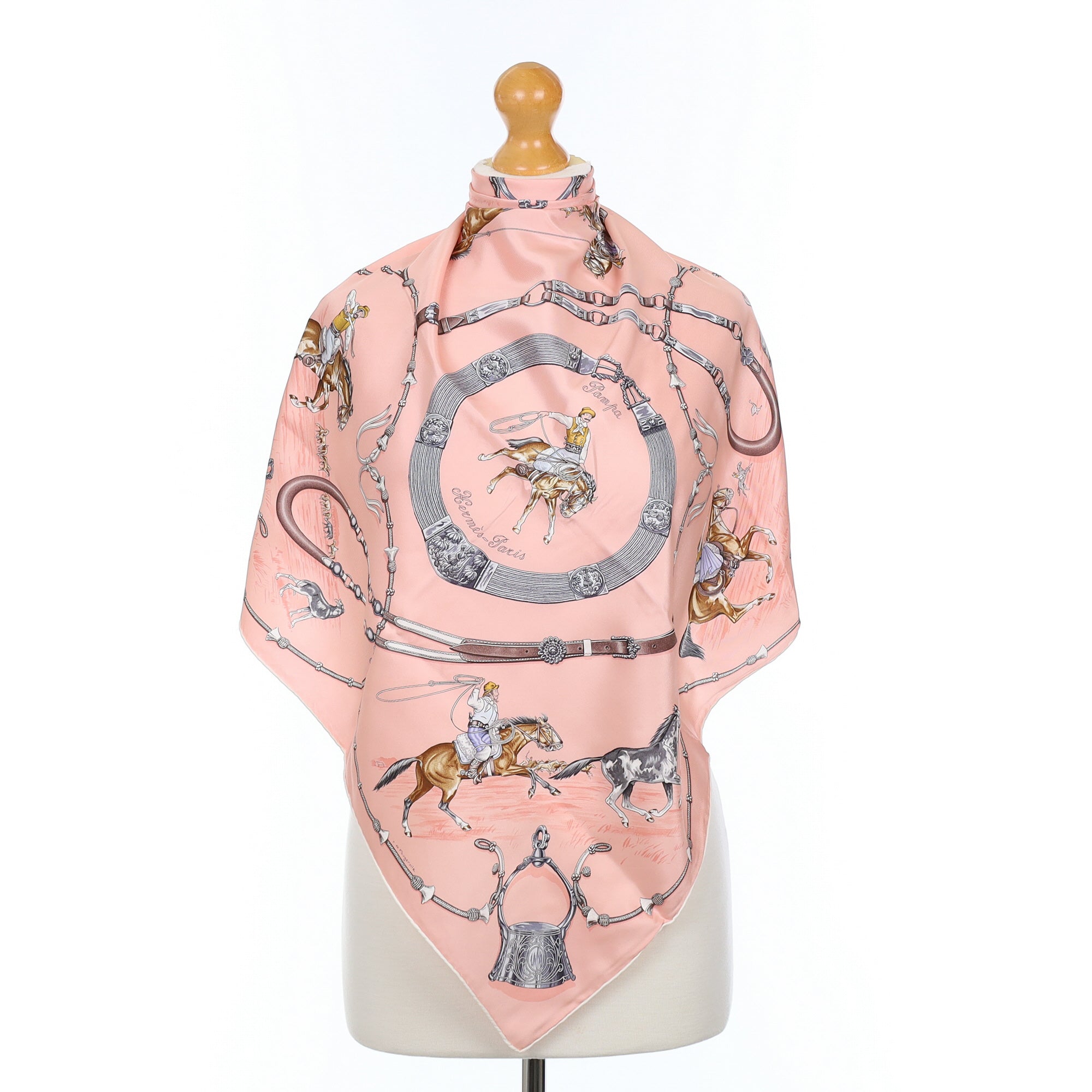 Hermès Pampa 70 Silk Scarf Quite Rare