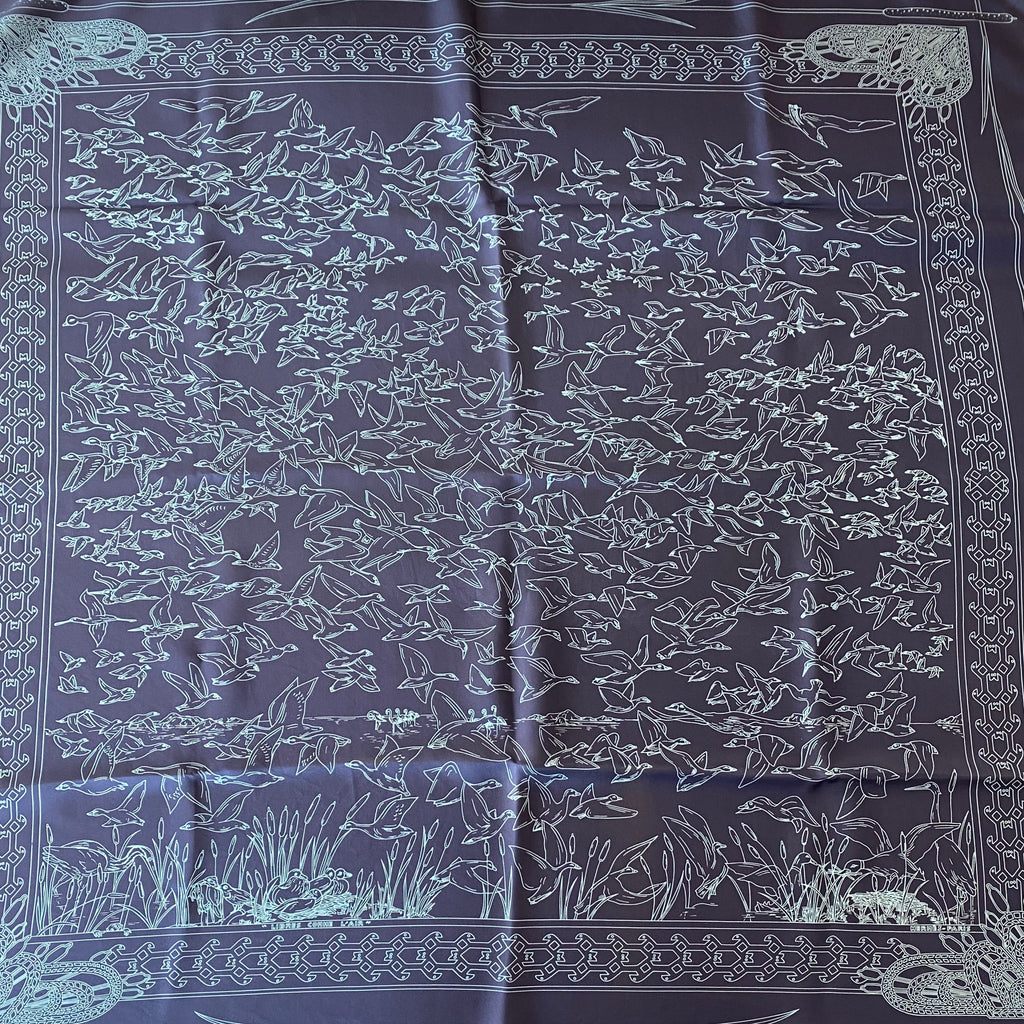 Hermès Libres Comme L’Air Silk Scarf