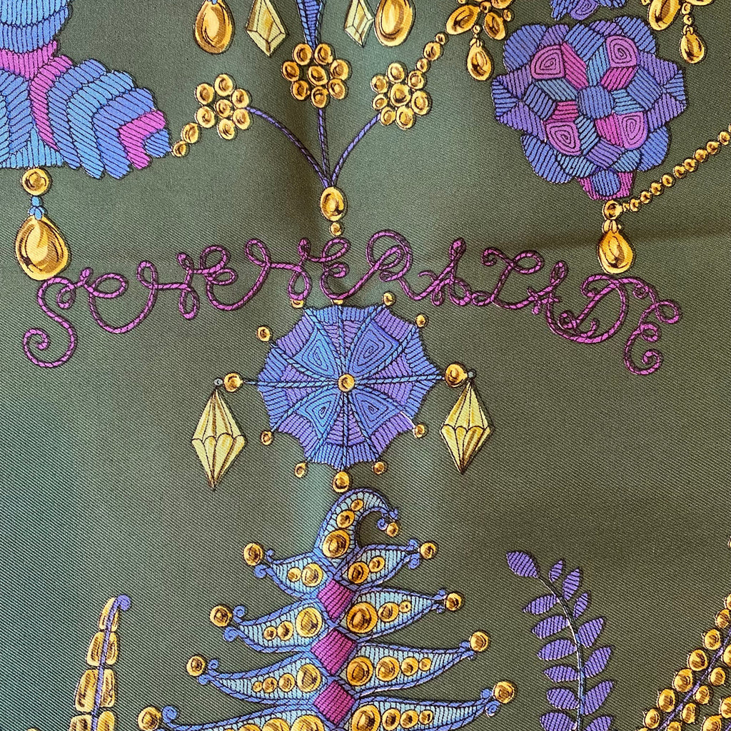 Hermès Schéhérazade Silk Scarf