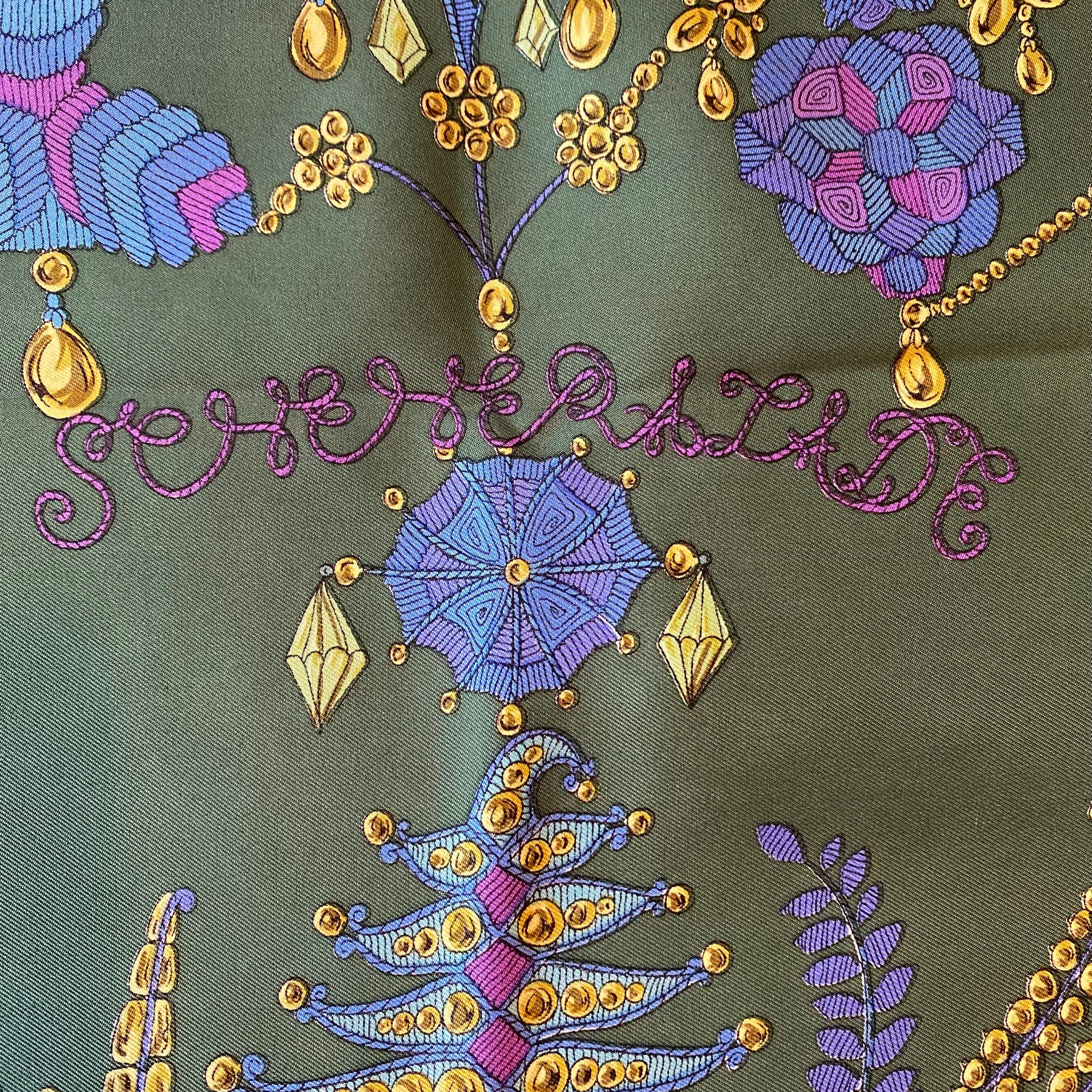 Hermès Schéhérazade Silk Scarf