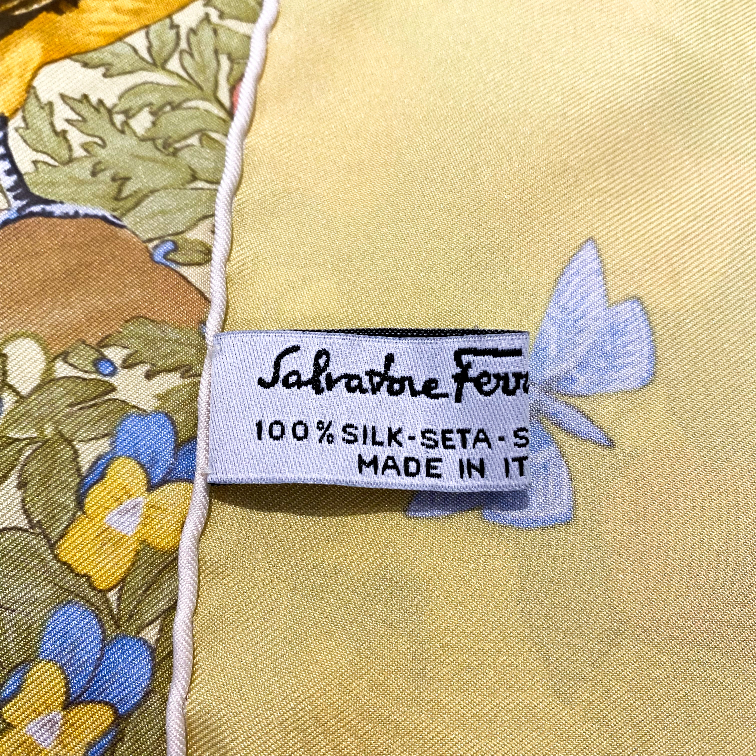 Stunning Salvatore Ferragamo Silk Scarf