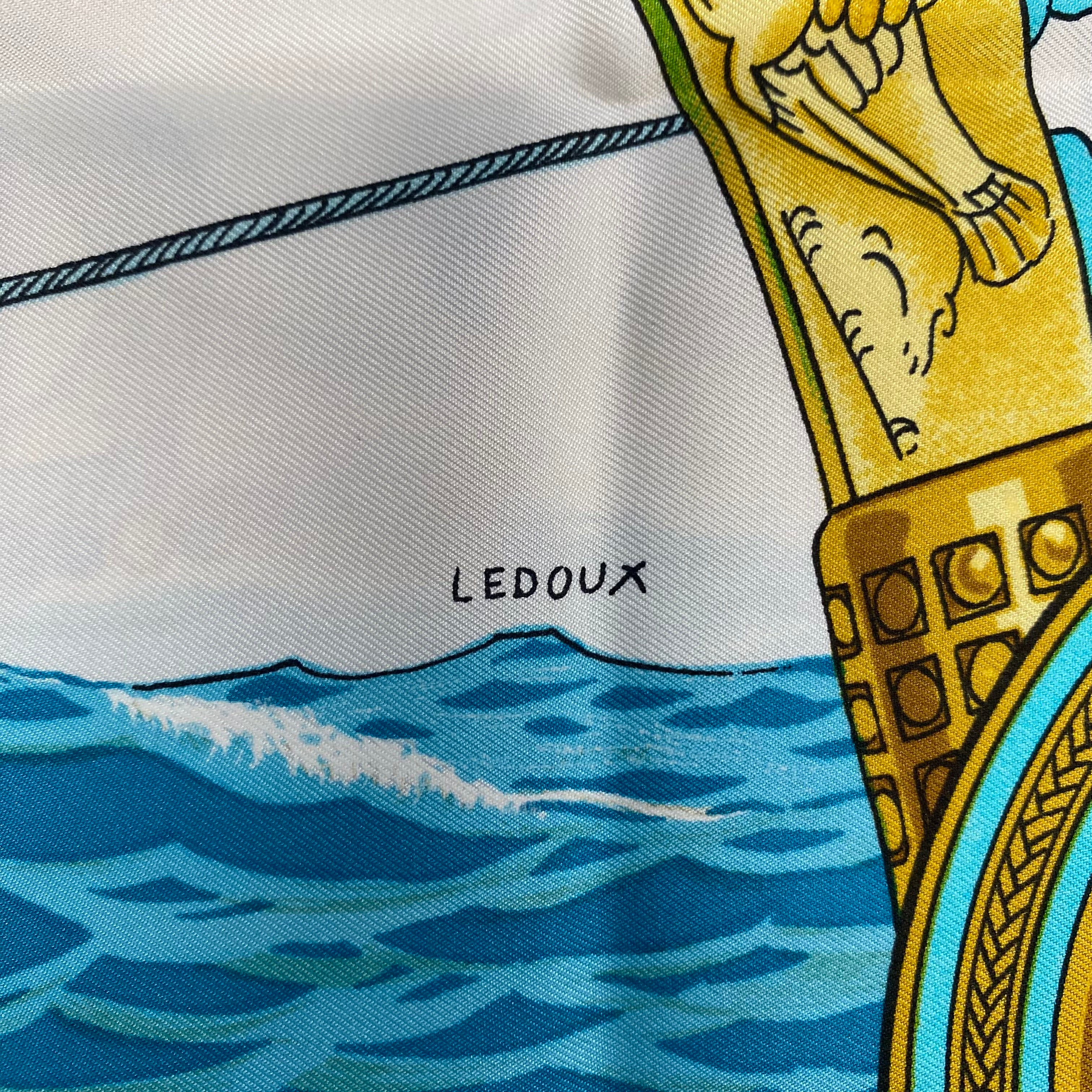 Hermès Les Normands Silk Scarf