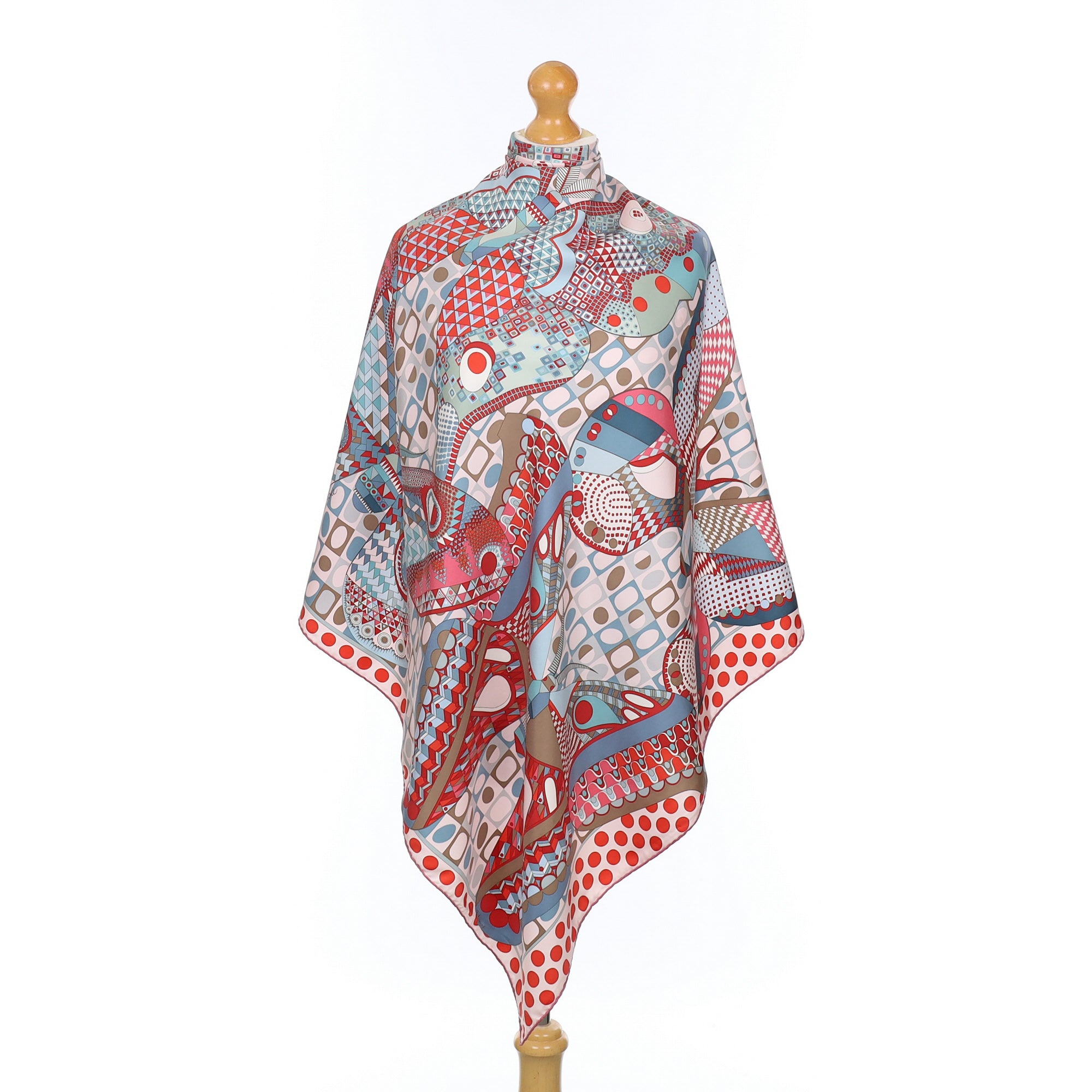 Hermès Les Ailes de la Soie Silk Scarf Quite Rare