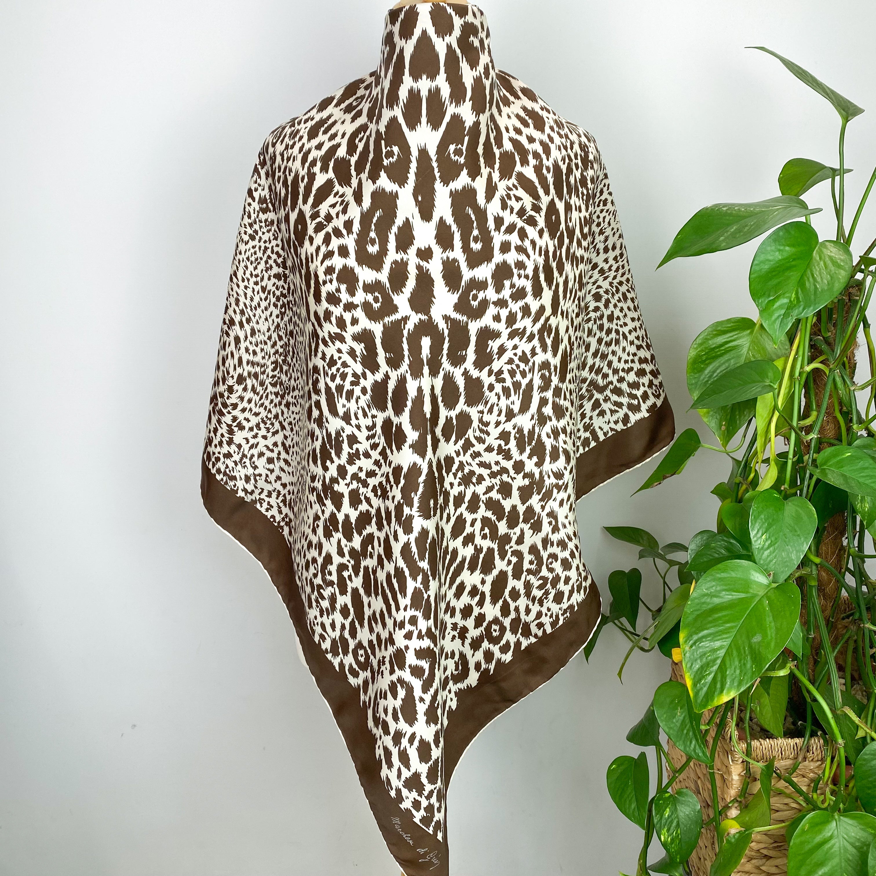 Vintage Marchesa Di Gresy Silk Scarf